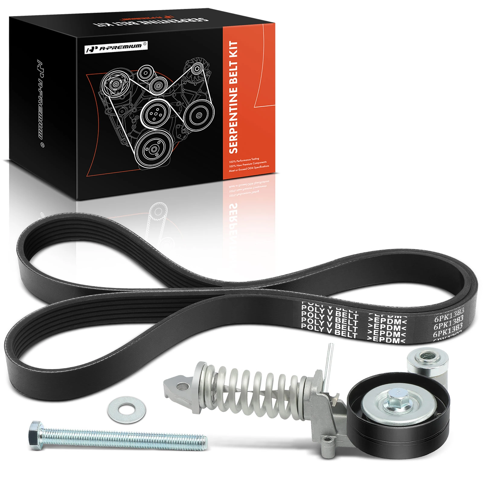 2 Pcs Serpentine Belt Drive Component Kit for 2013-2018 Buick Encore