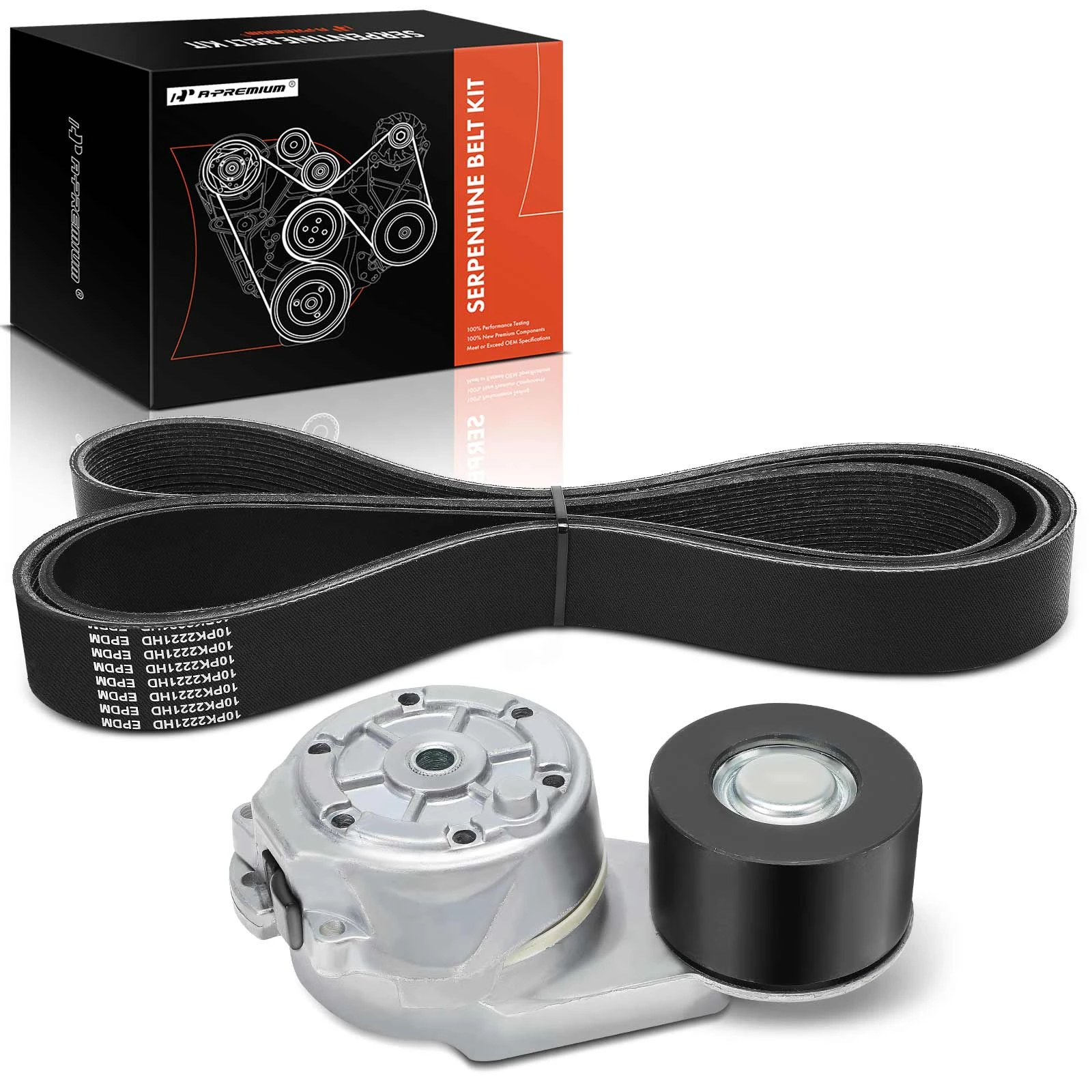 2 Pcs Serpentine Belt Drive Component Kit