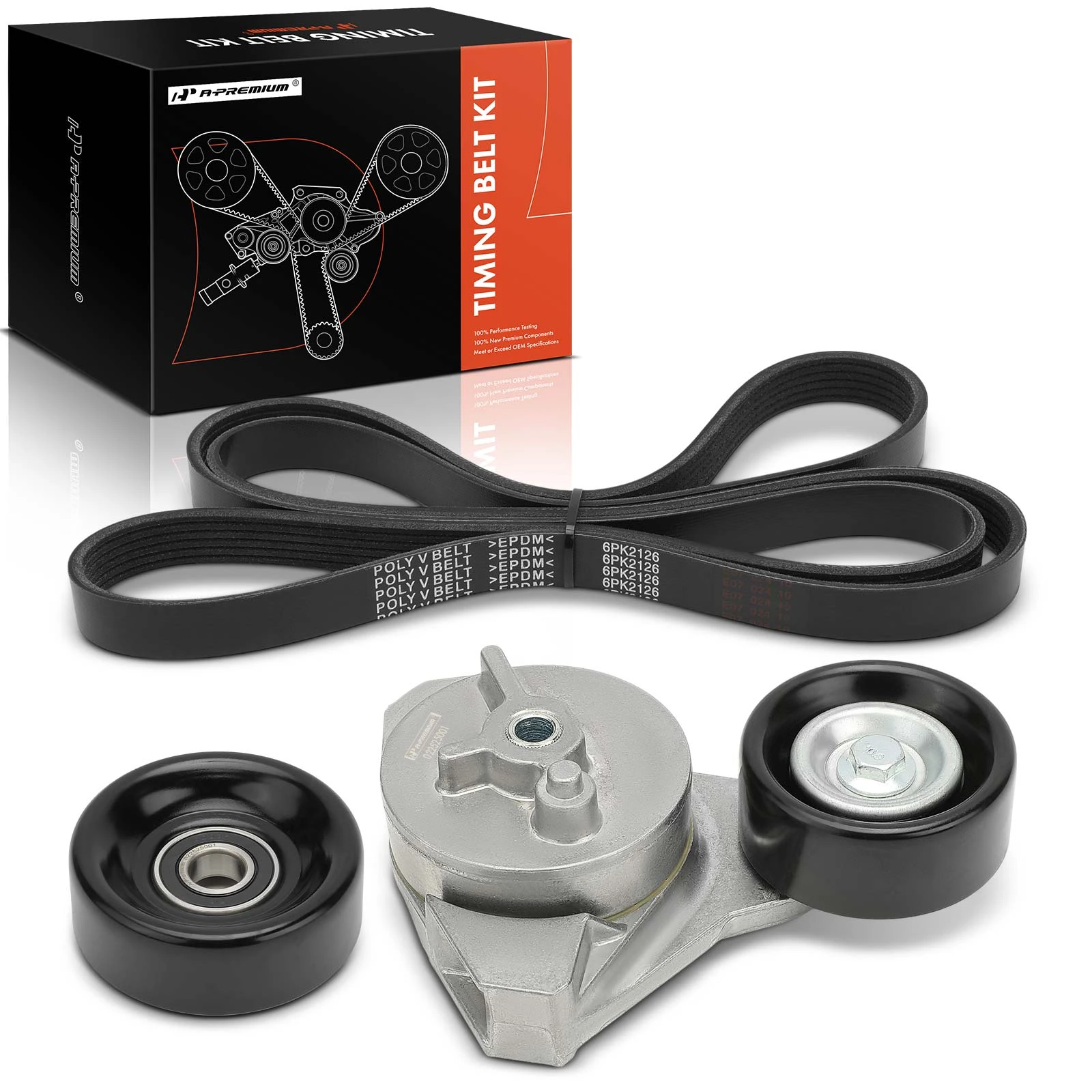 3 Pcs Serpentine Belt Drive Component Kit for 1995-1999 Oldsmobile Aurora