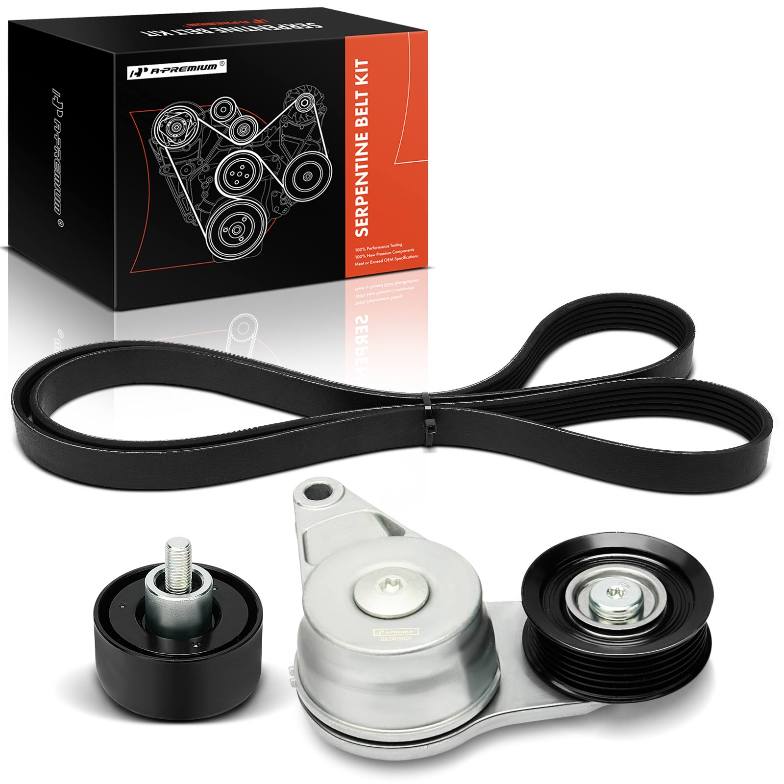 3 Pcs Serpentine Belt Drive Component Kit for Hyundai Elantra 15-19 Tucson Kia