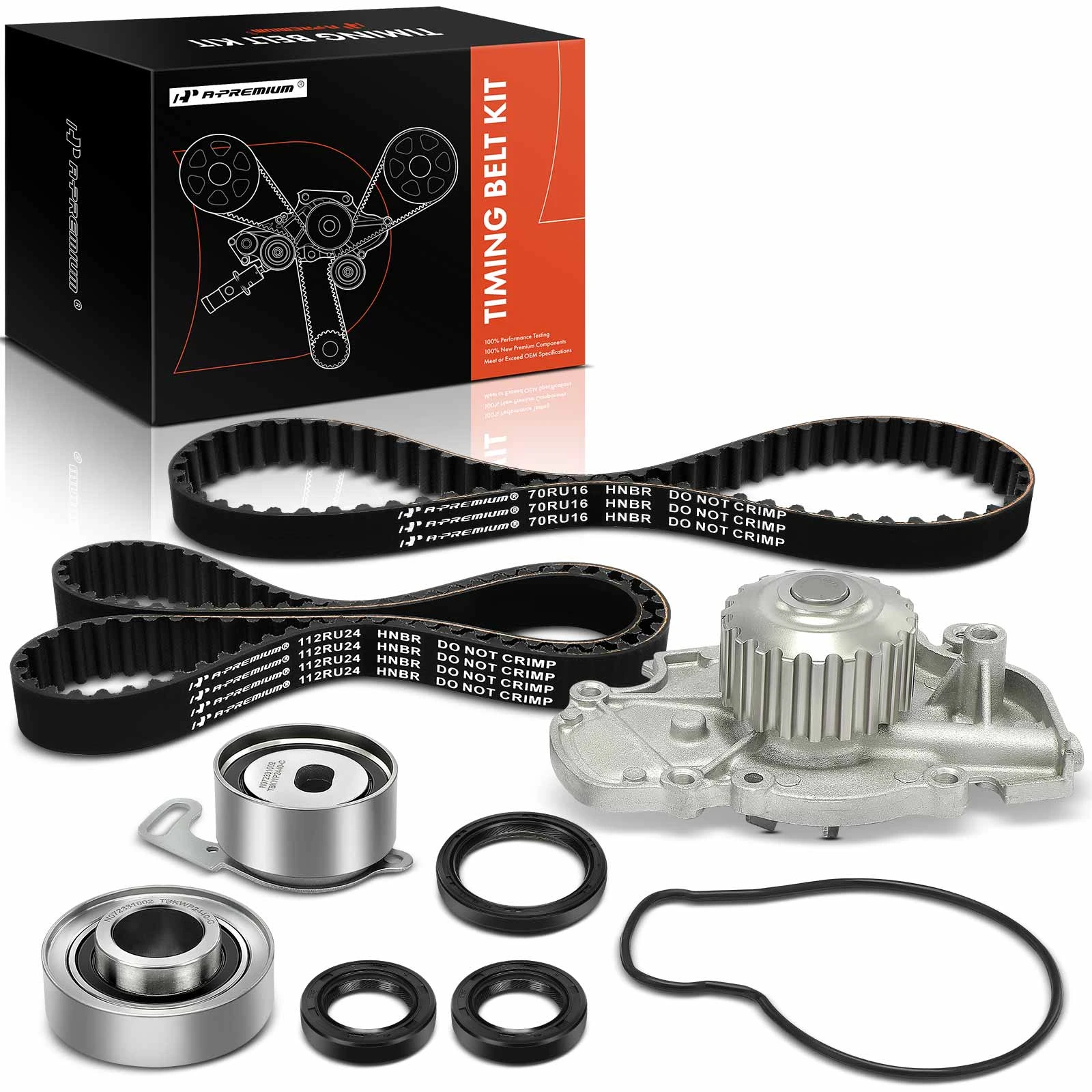 7 Pcs Timing Belt Kit & Water Pump for 1997-1999 Acura CL