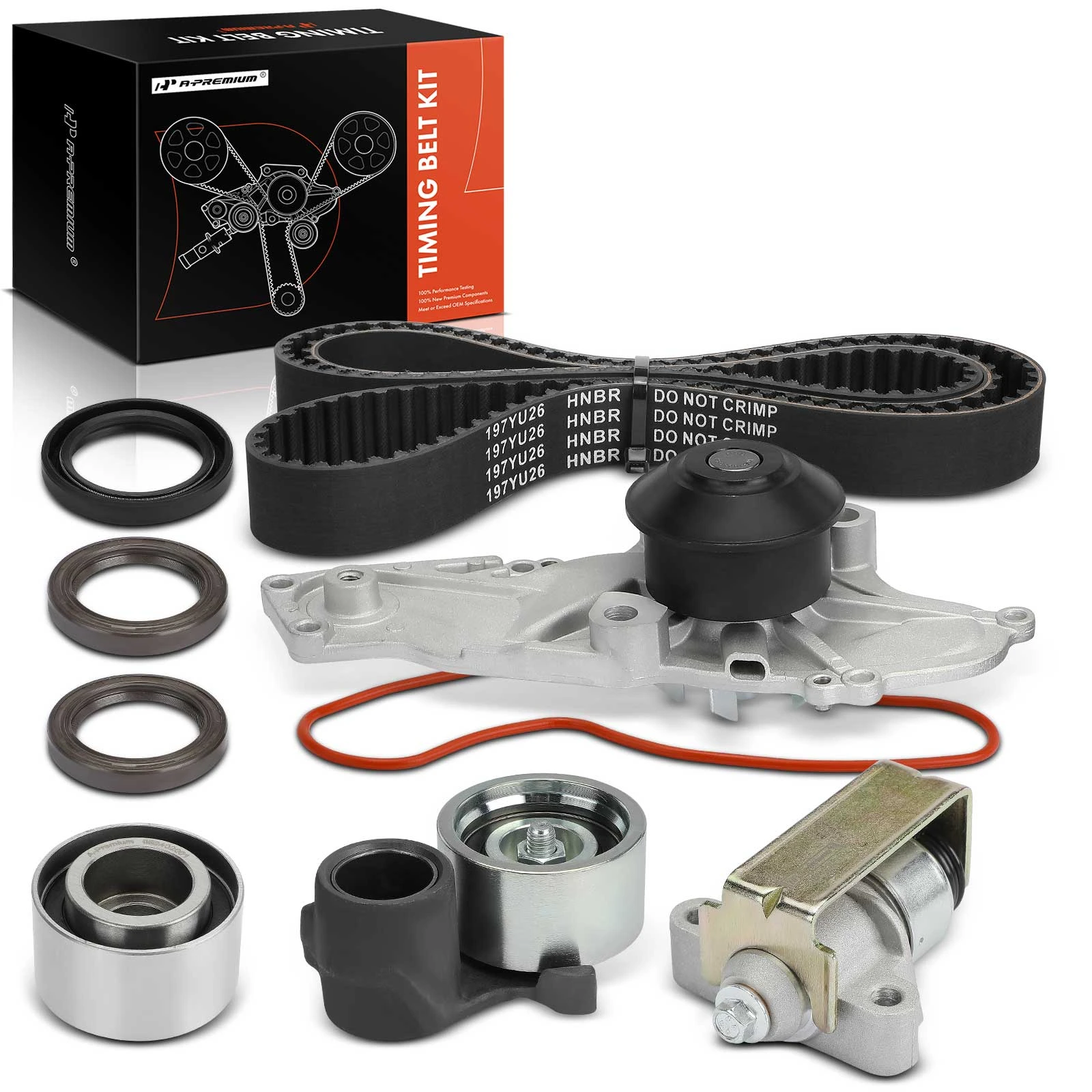 8 Pcs Timing Belt Kit & Water Pump for 1997-1999 Acura CL