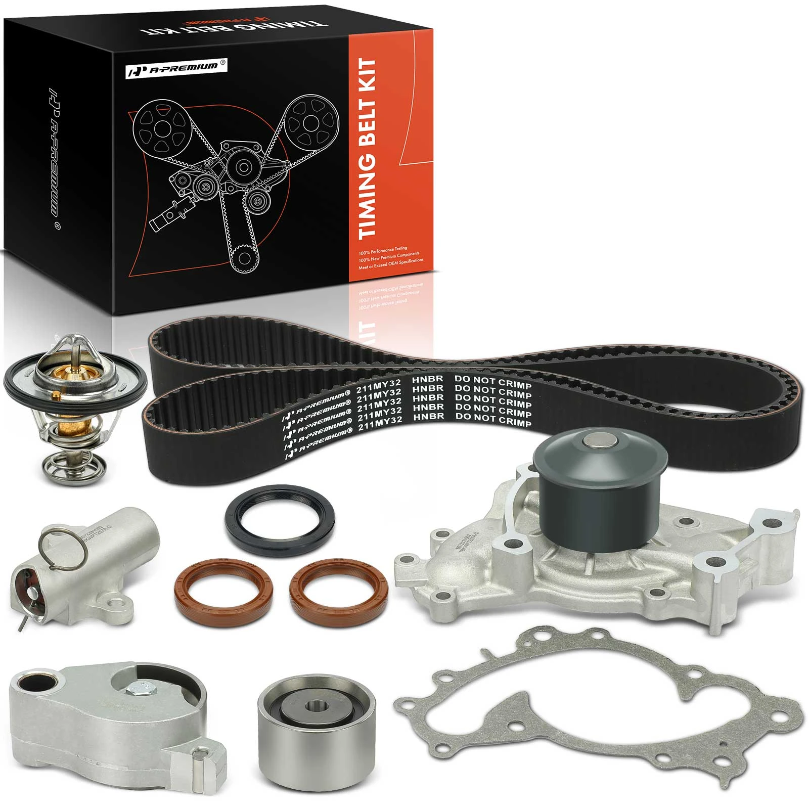 9 Pcs Timing Belt Kit & Water Pump