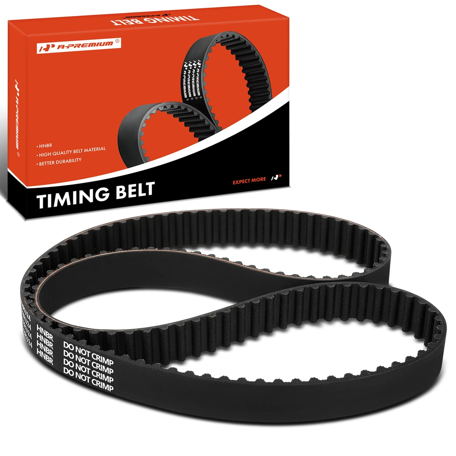 Engine Timing Belt for 1989-1990 Dodge 2000 GTX