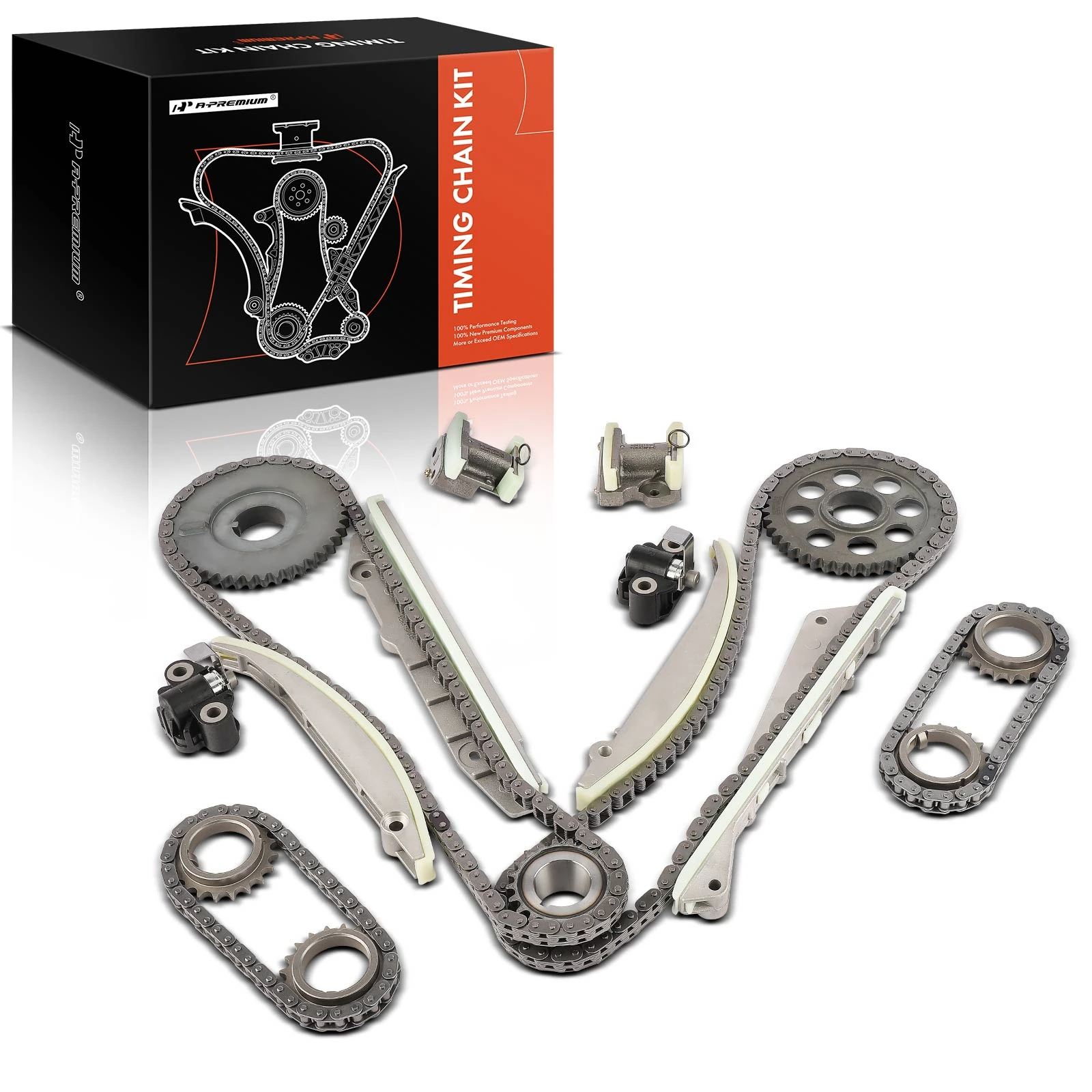 19 Pcs Engine Timing Chain Kit for 2003-2005 Lincoln Aviator