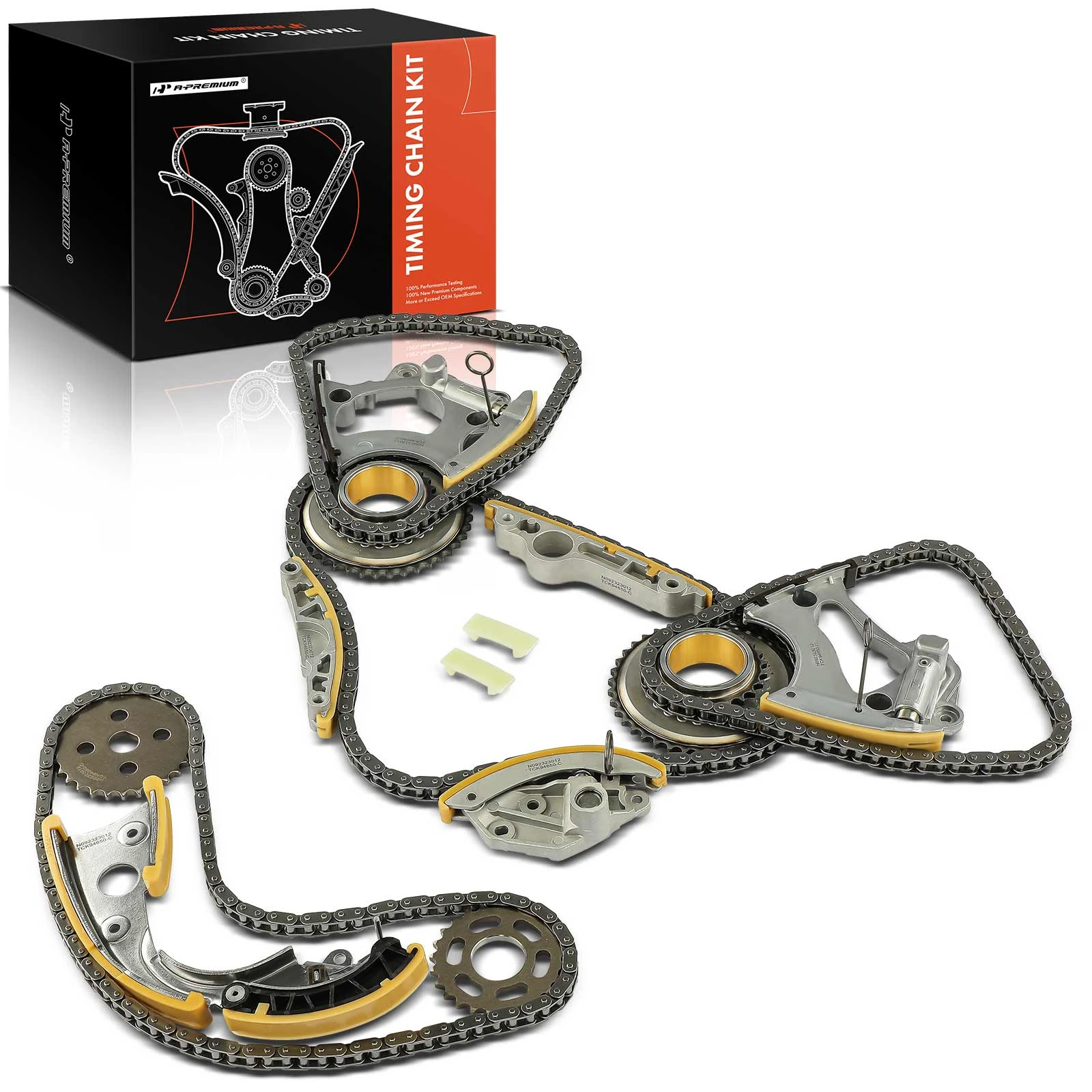 16 Pcs Engine Timing Chain Kit for 2014 Audi A4 Quattro