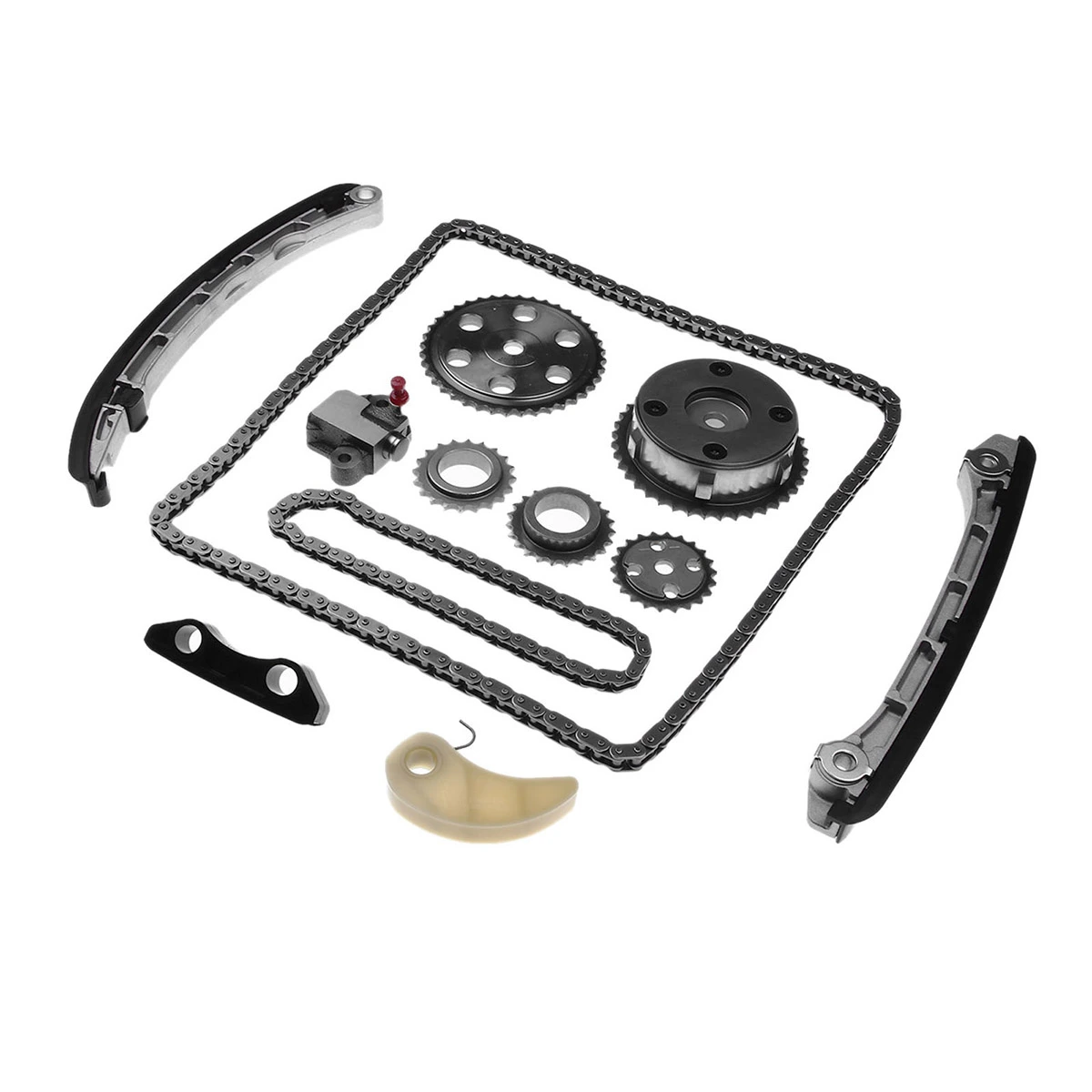 12 Pcs Engine Timing Chain Kit with VVT Acuator Gear