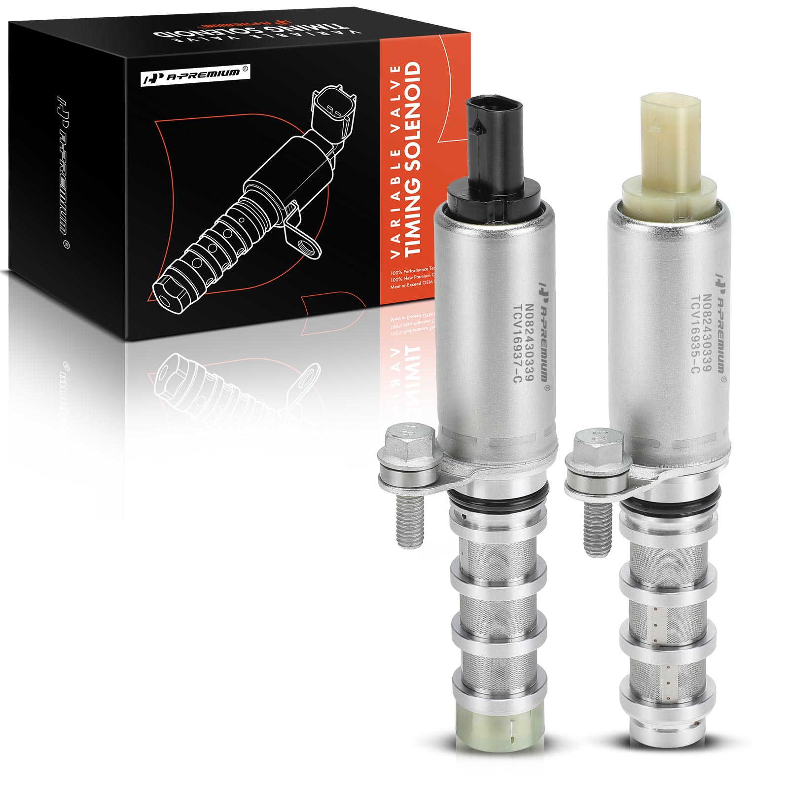 2 Pcs Intake & Exhaust Variable Valve Timing Solenoid for 2016-2018 Cadillac CT6