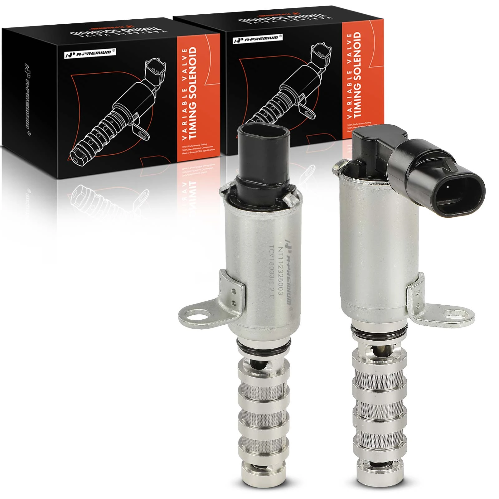 2 Pcs Intake & Exhaust Variable Valve Timing (VVT) Solenoid