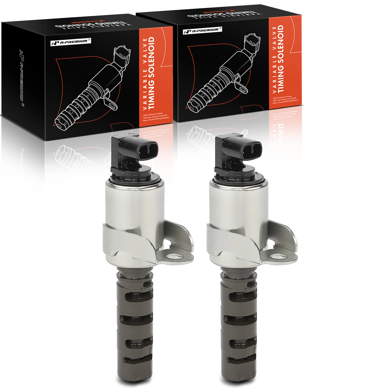 2 Pcs Engine Variable Valve Timing VVT Solenoid