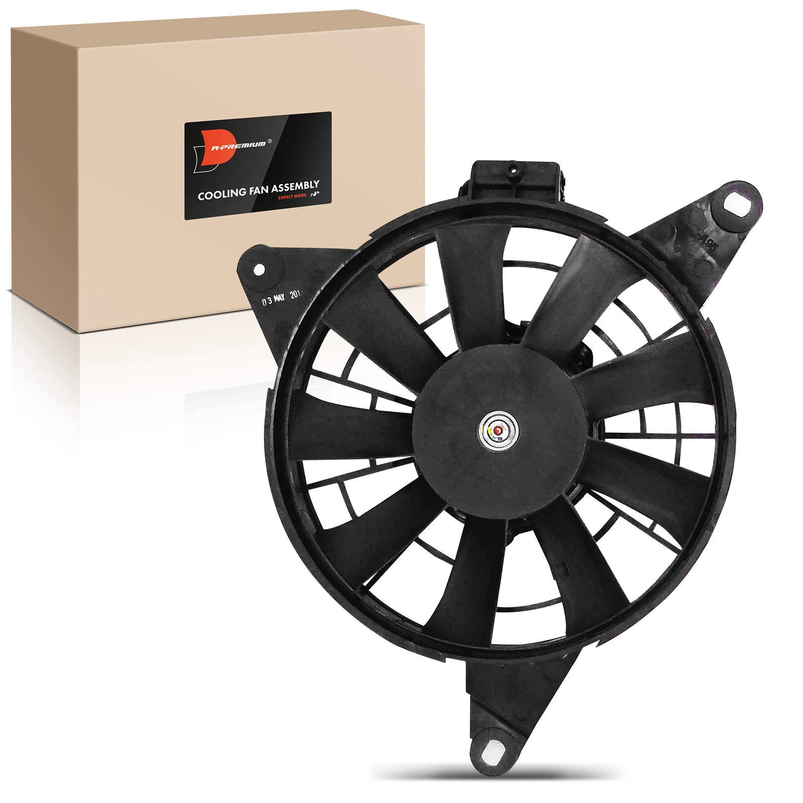 Single Condenser Fan Assembly with Shroud