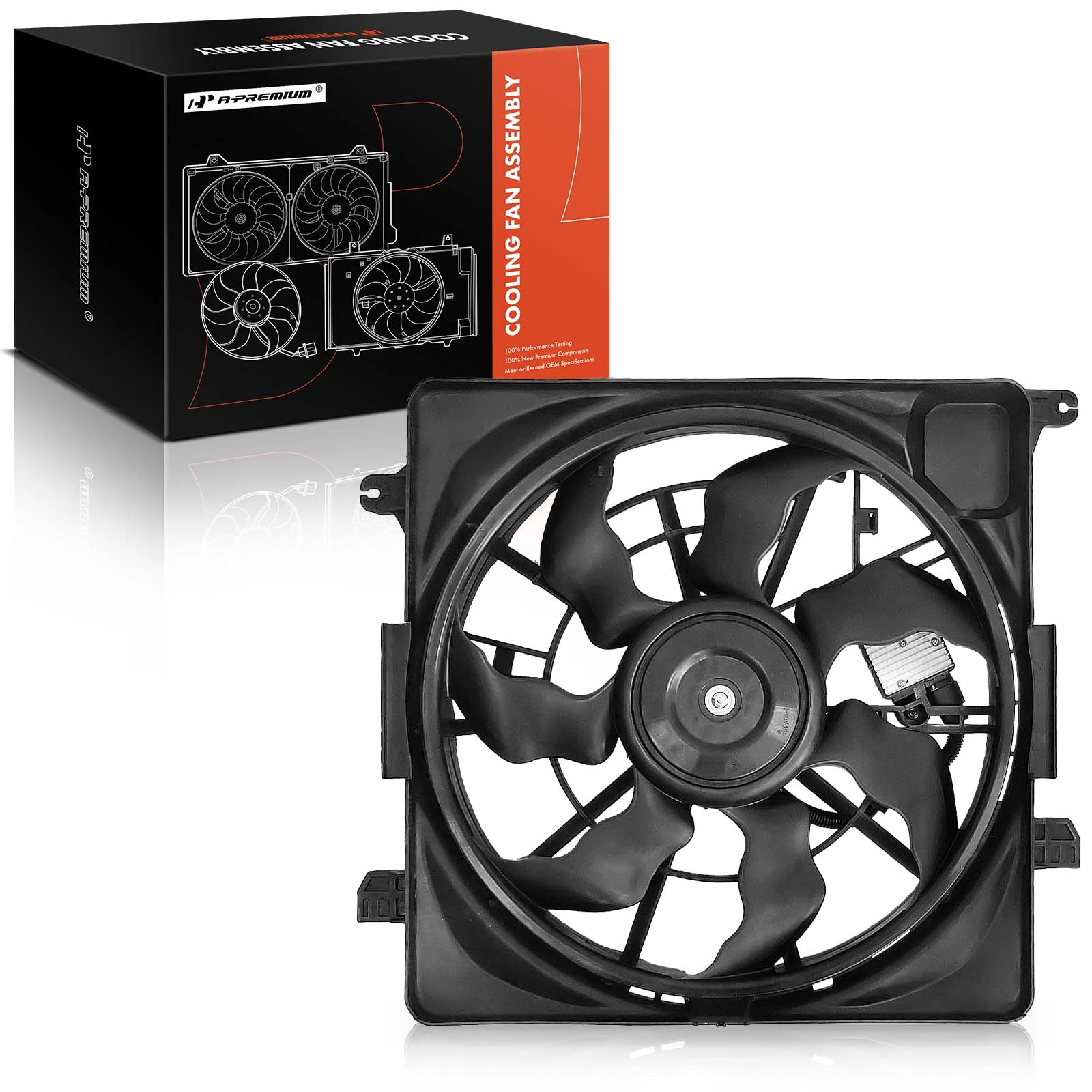 Radiator Cooling Fan Assembly with Shroud