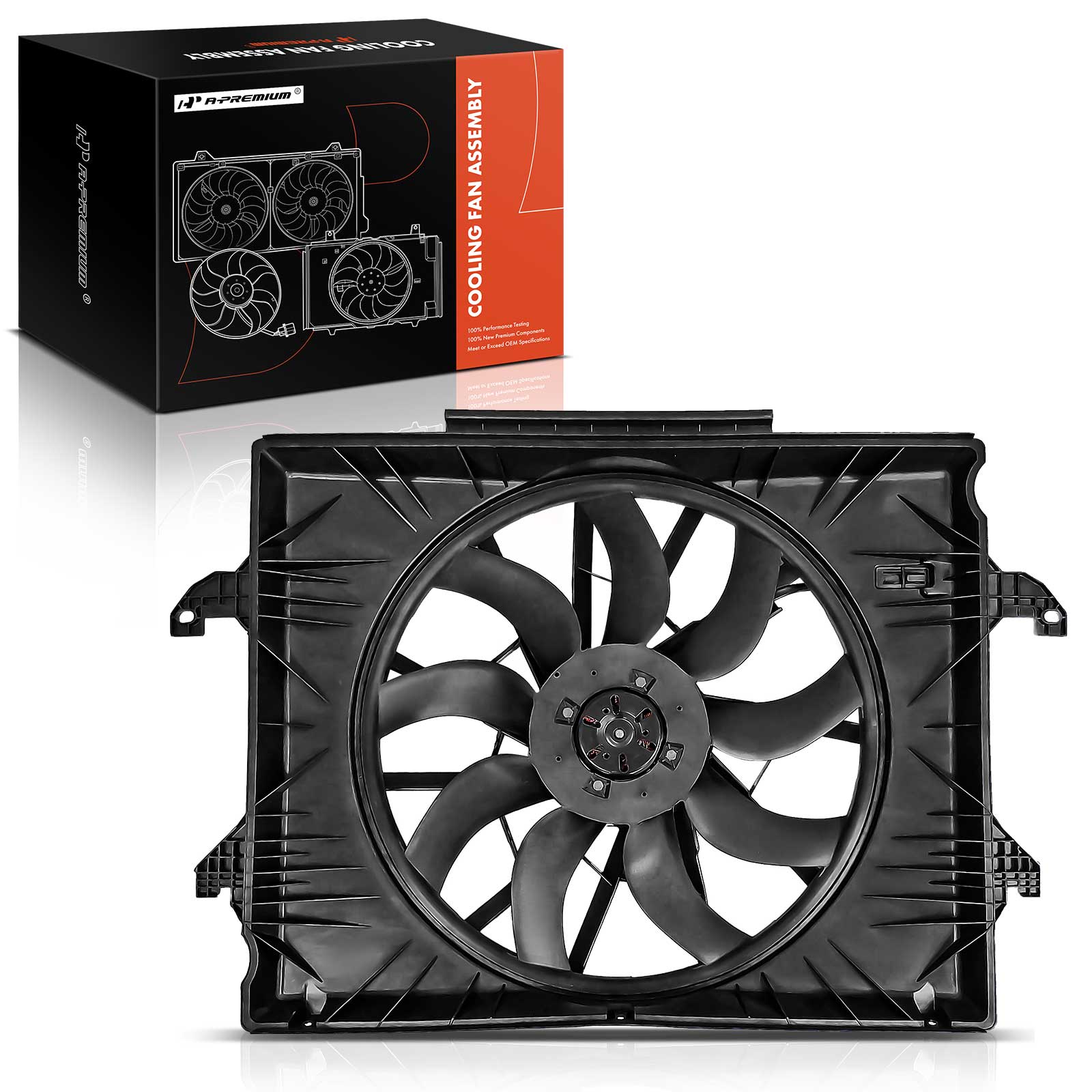 Radiator & Condenser Fan Assembly with Brushless