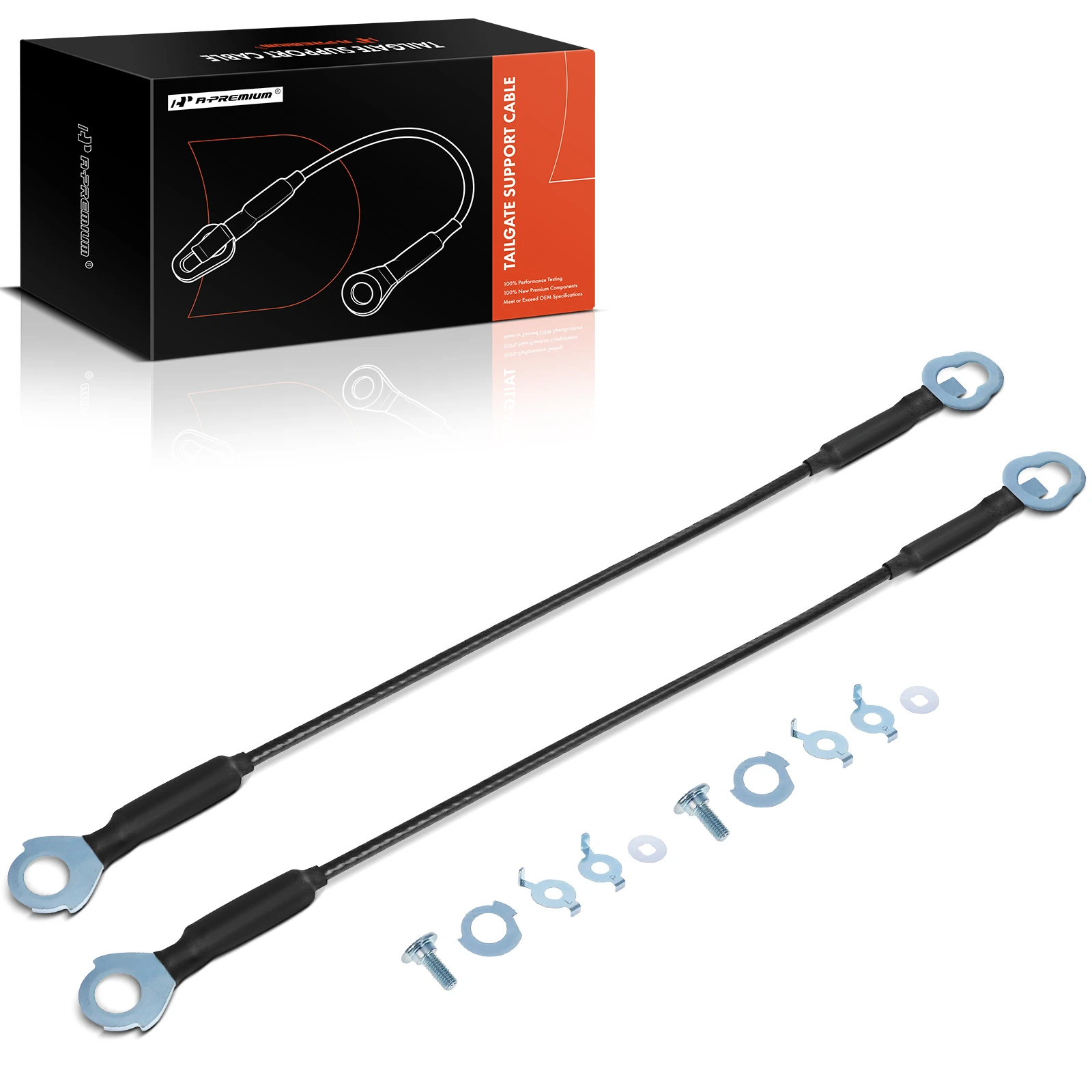 2 Pcs Rear Tailgate Support Cable for Toyota Tundra 2007-2022