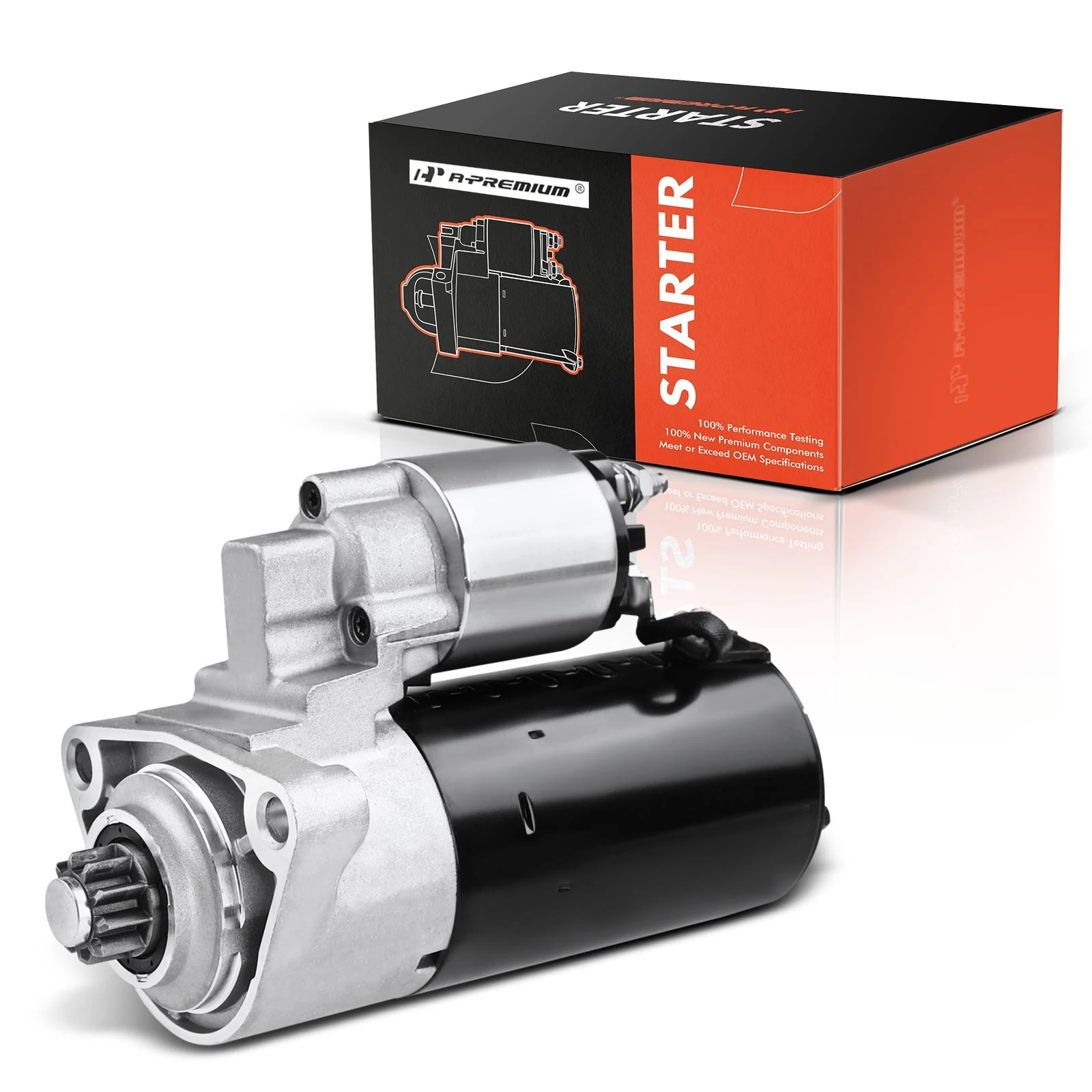 Starter 1.7 KW 12V Clockwise 10 Teeth A-Premium APSTR131