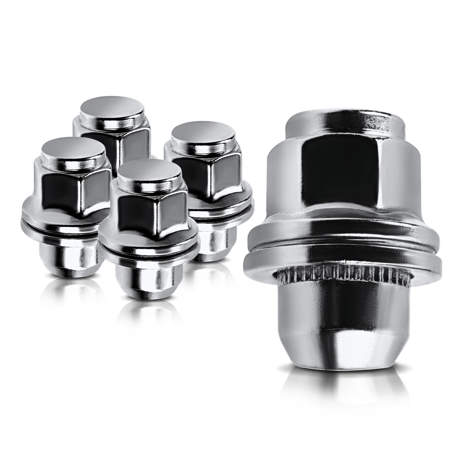 5 Pcs Front or Rear M12-1.25 Wheel Lug Nut