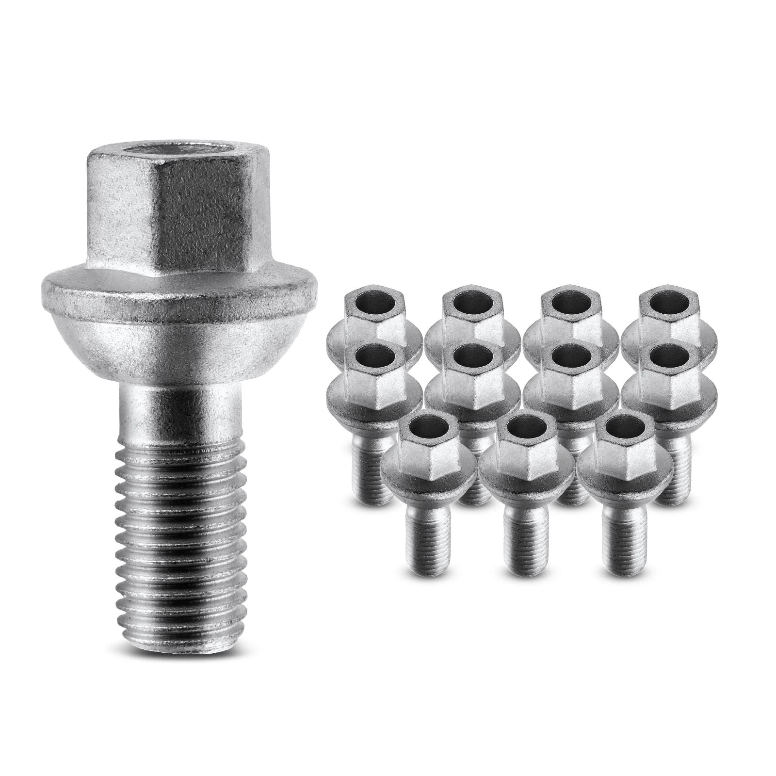 12 Pcs Front & Rear M12-1.50 Wheel Lug Stud