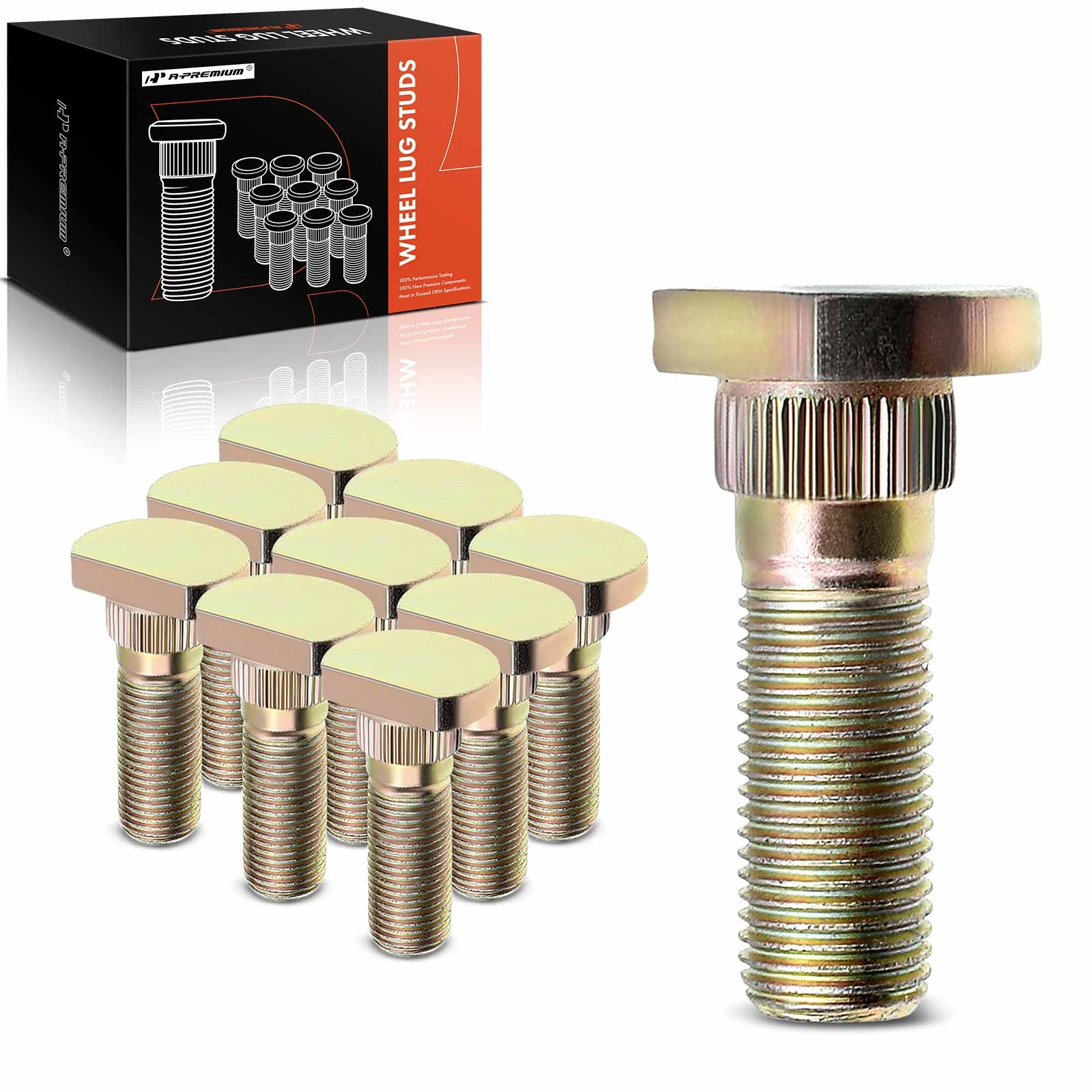 の　ず　る 10 Pcs M12-1.25 Wheel Lug Stud for 1990-1996 Nissan 300ZX