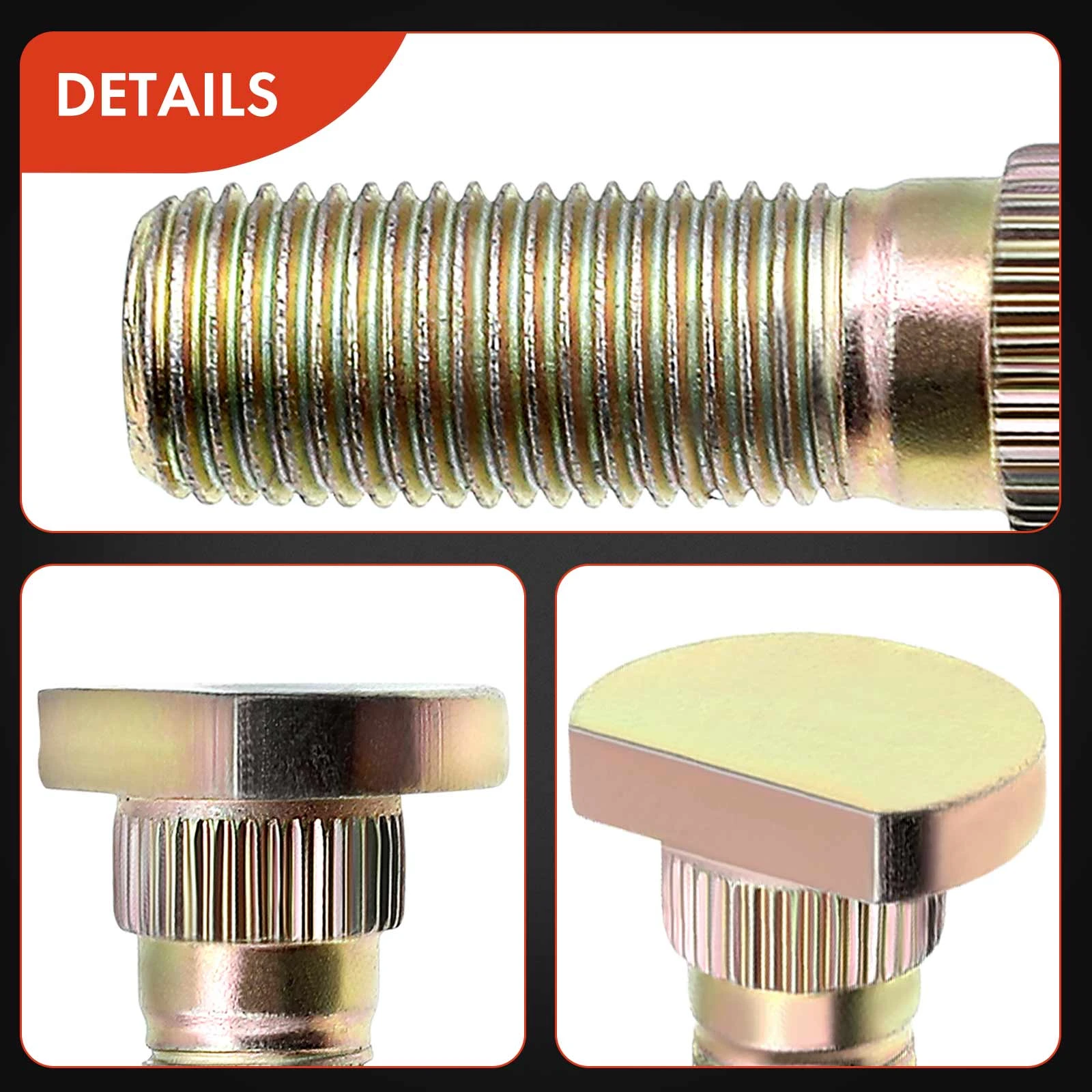 10 Pcs M12-1.25 Wheel Lug Stud for 1990-1996 Nissan 300ZX