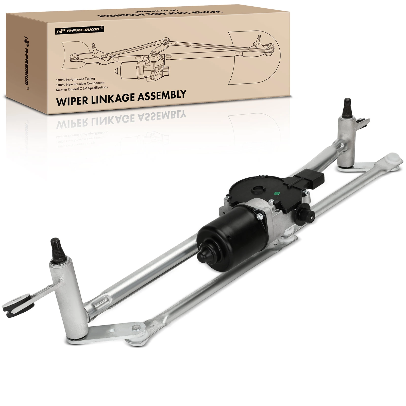 Front Wiper Linkage & Motor Assembly