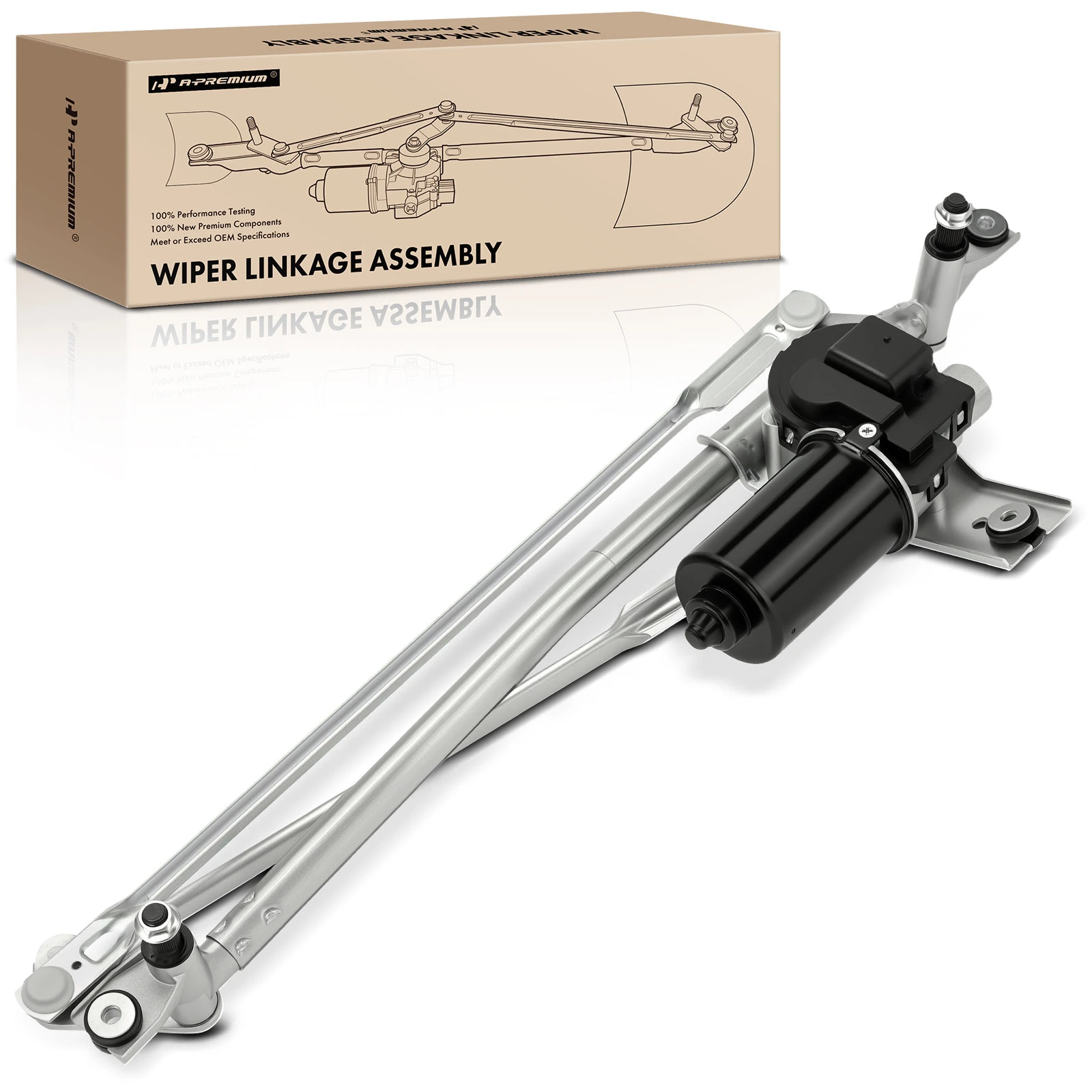 Front Wiper Linkage & Motor Assembly for 2005-2006 Mercury Mariner