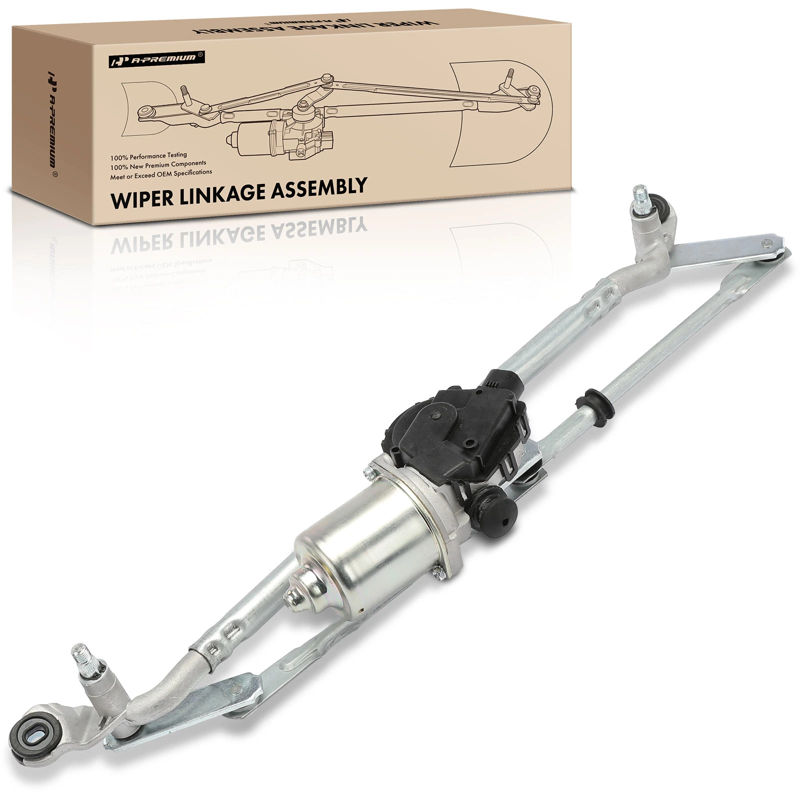 Front Wiper Motor & Linkage Assembly