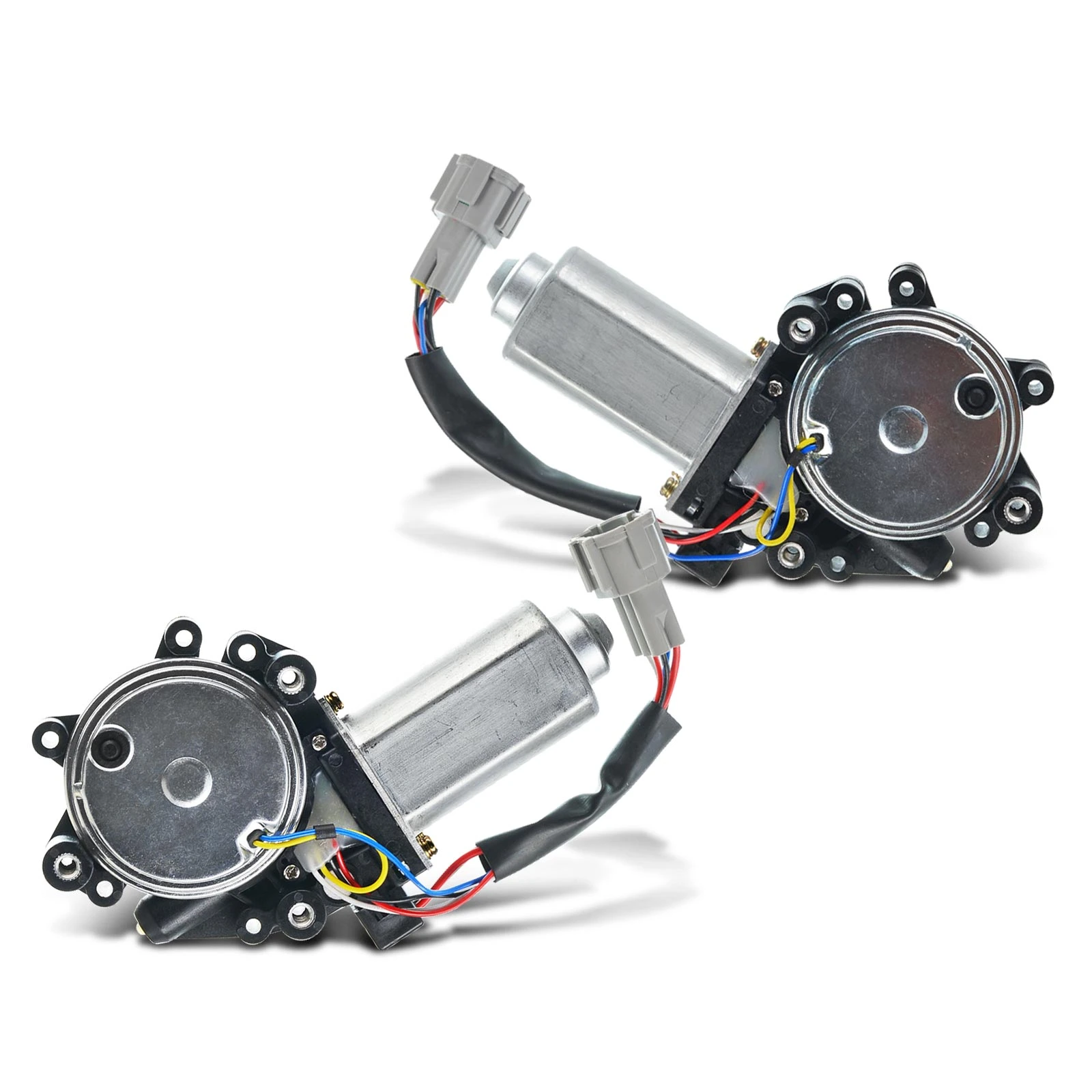 2 Pcs Front Window Motor