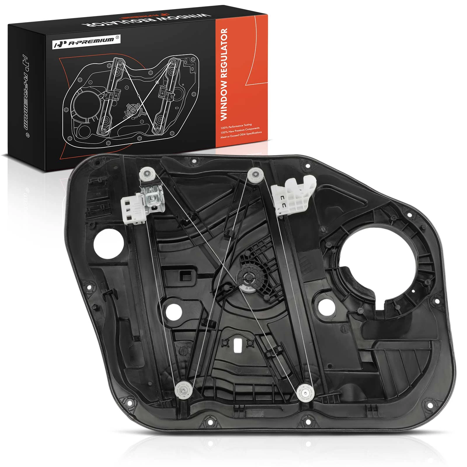 2016-2022 Hyundai Tucson 1pc Window Regulator Front Right Passenger Side with Motor A-Premium APWR3580