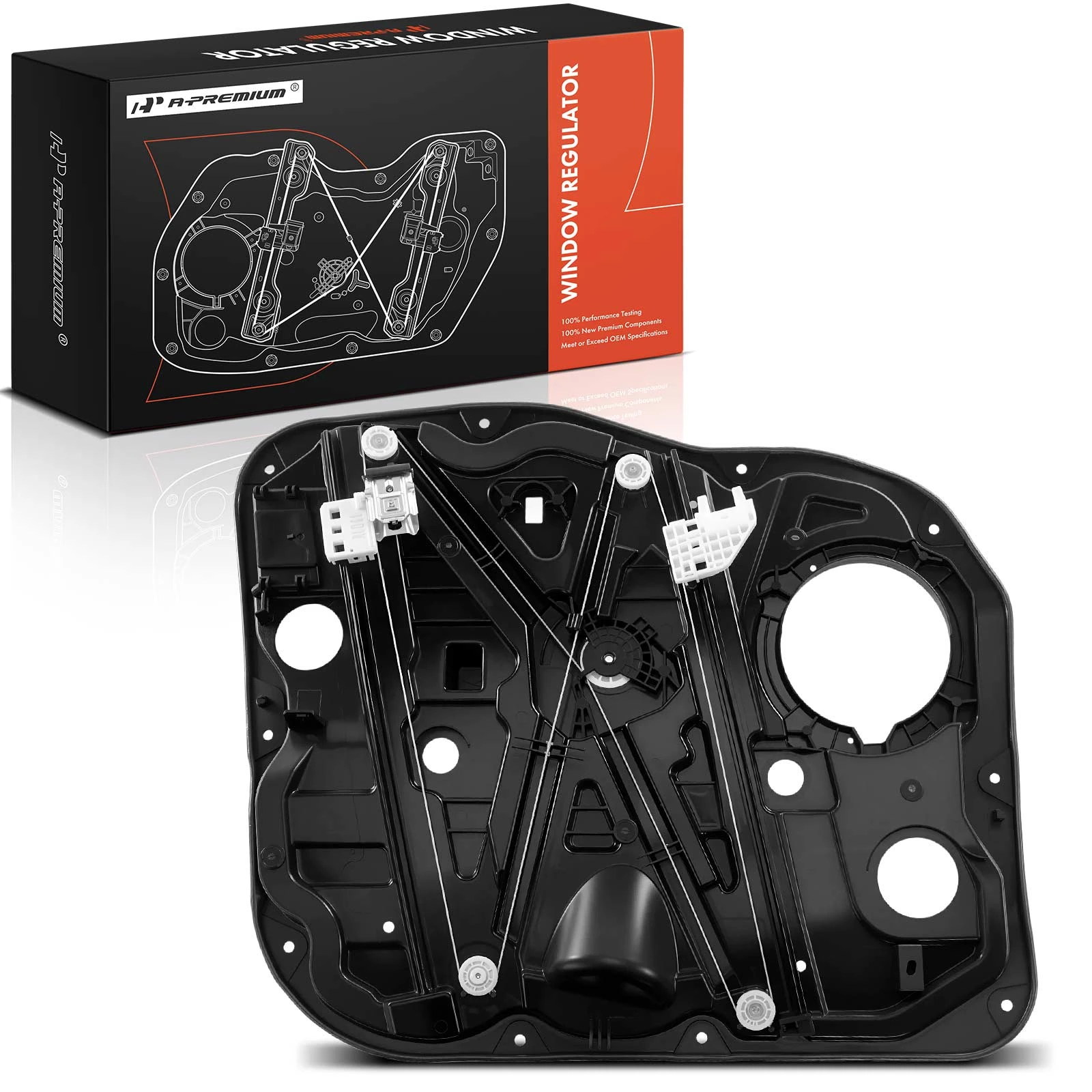 2019-2022 Hyundai Santa Fe 1pc Window Regulator Front Right Passenger Side with Motor A-Premium APWR3590