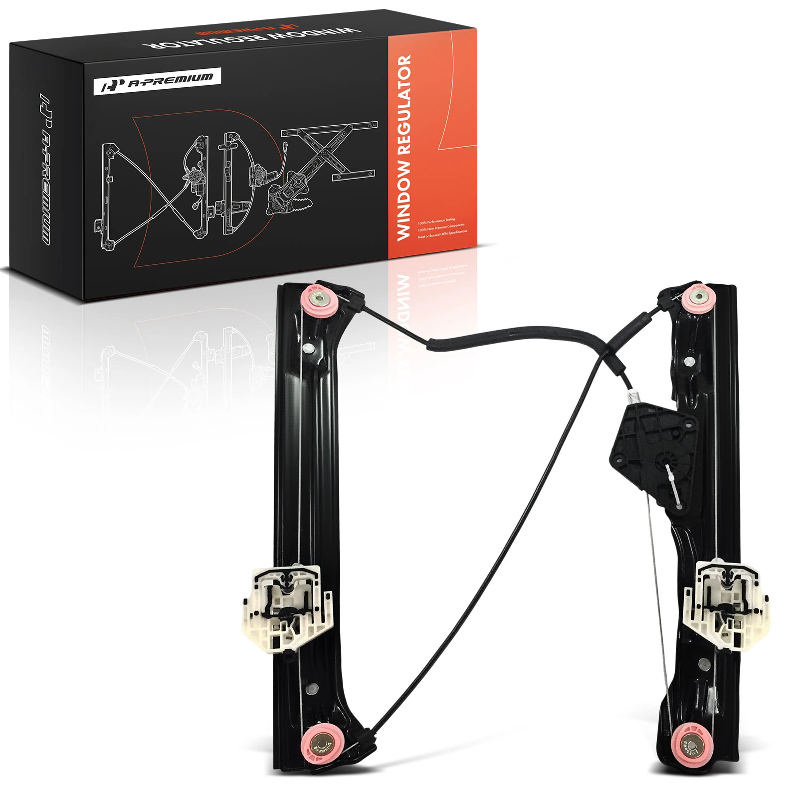 2016-2024 Mini Cooper Clubman 1pc Window Regulator Front Right Passenger Side A-Premium APWR3802TW