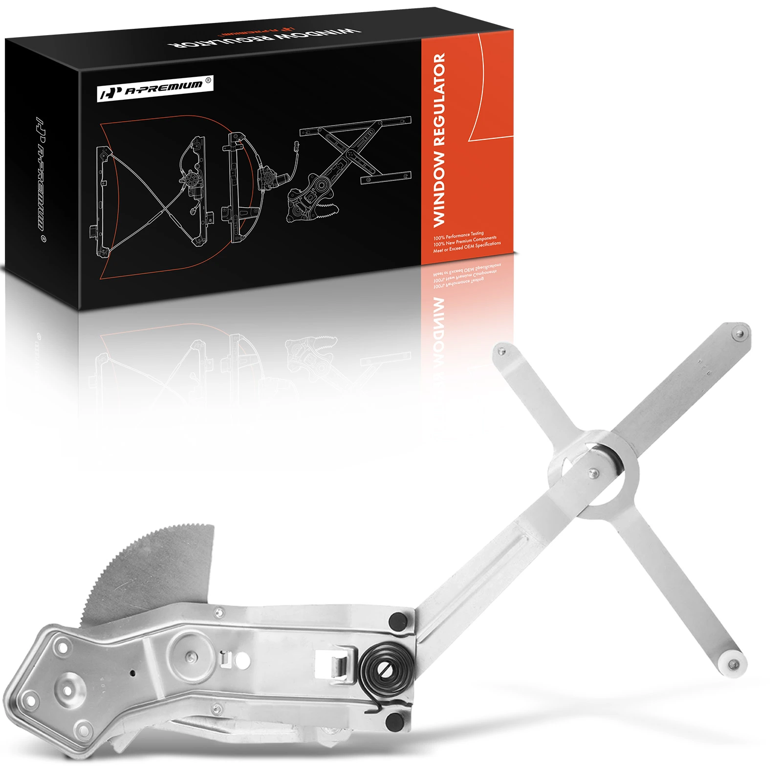 Front Driver Power Window Regulator without Motor