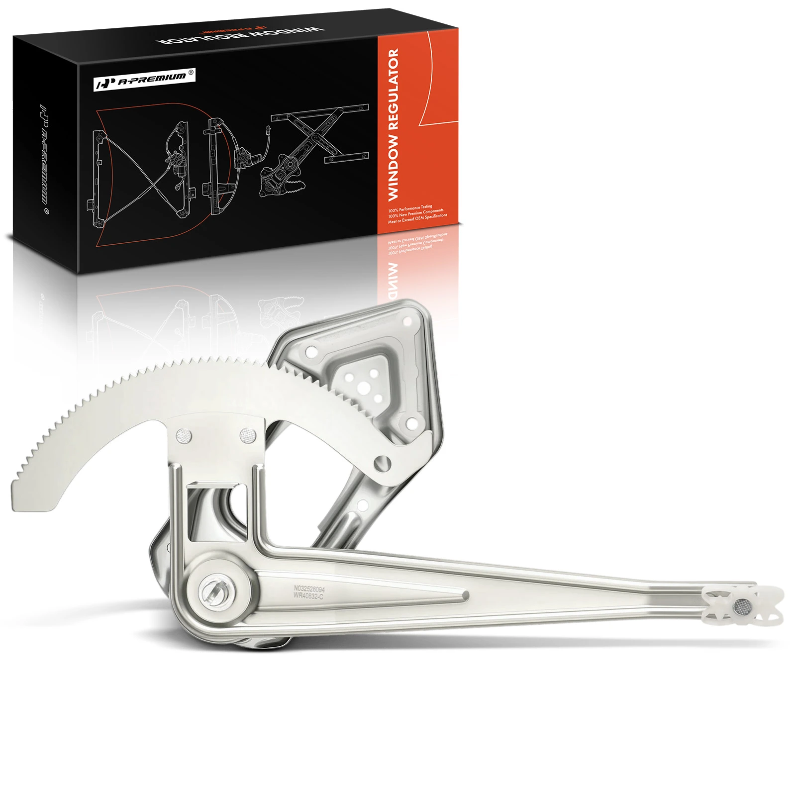 1994-2009 Mazda B4000 1-Pc Window Regulator Front Right Passenger Side Electric A-Premium APWR3760