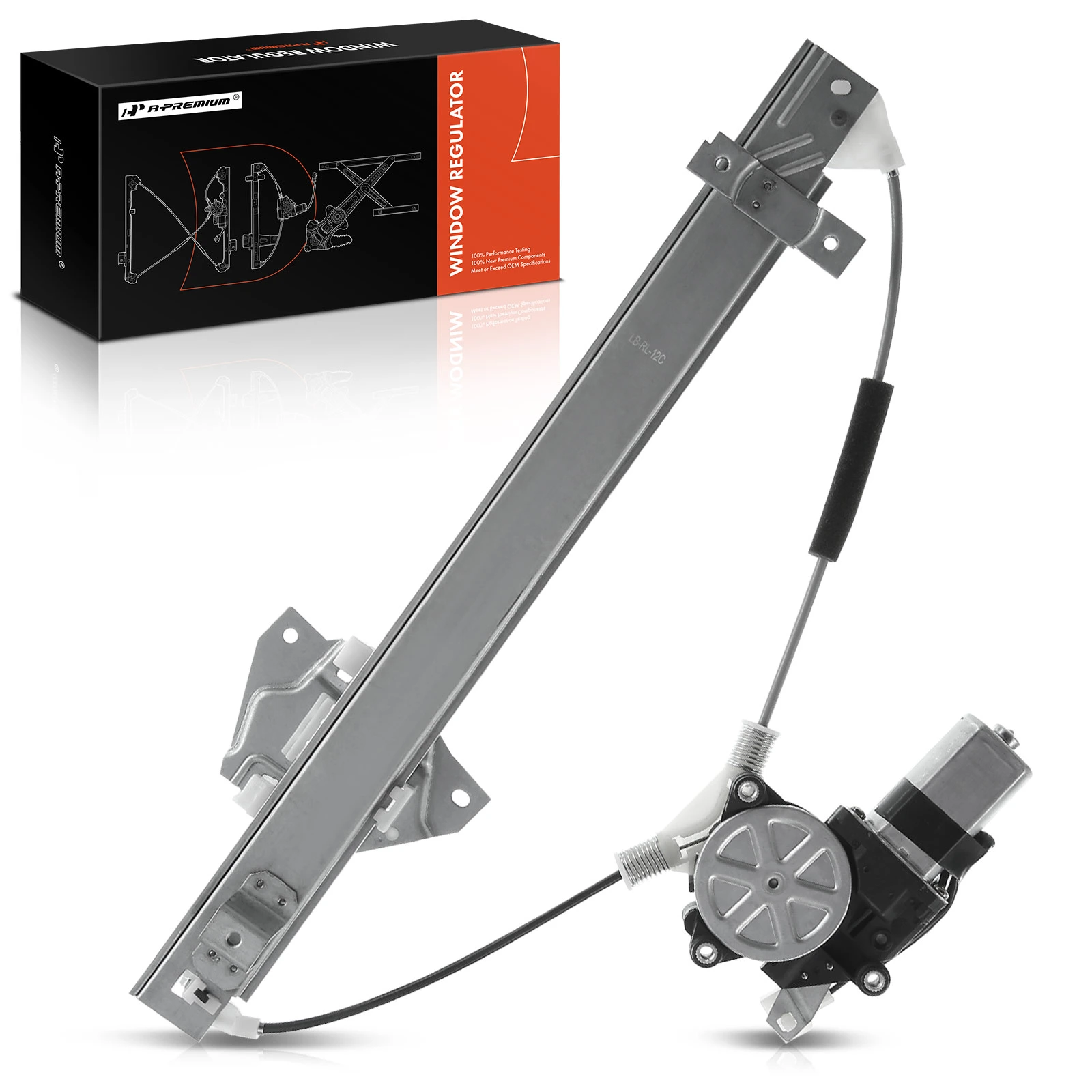 1992-2000 Mitsubishi Montero 1pc Power Window Regulator and Motor Assembly Rear Left Driver Side Electric with Motor A-Premium APWR0689