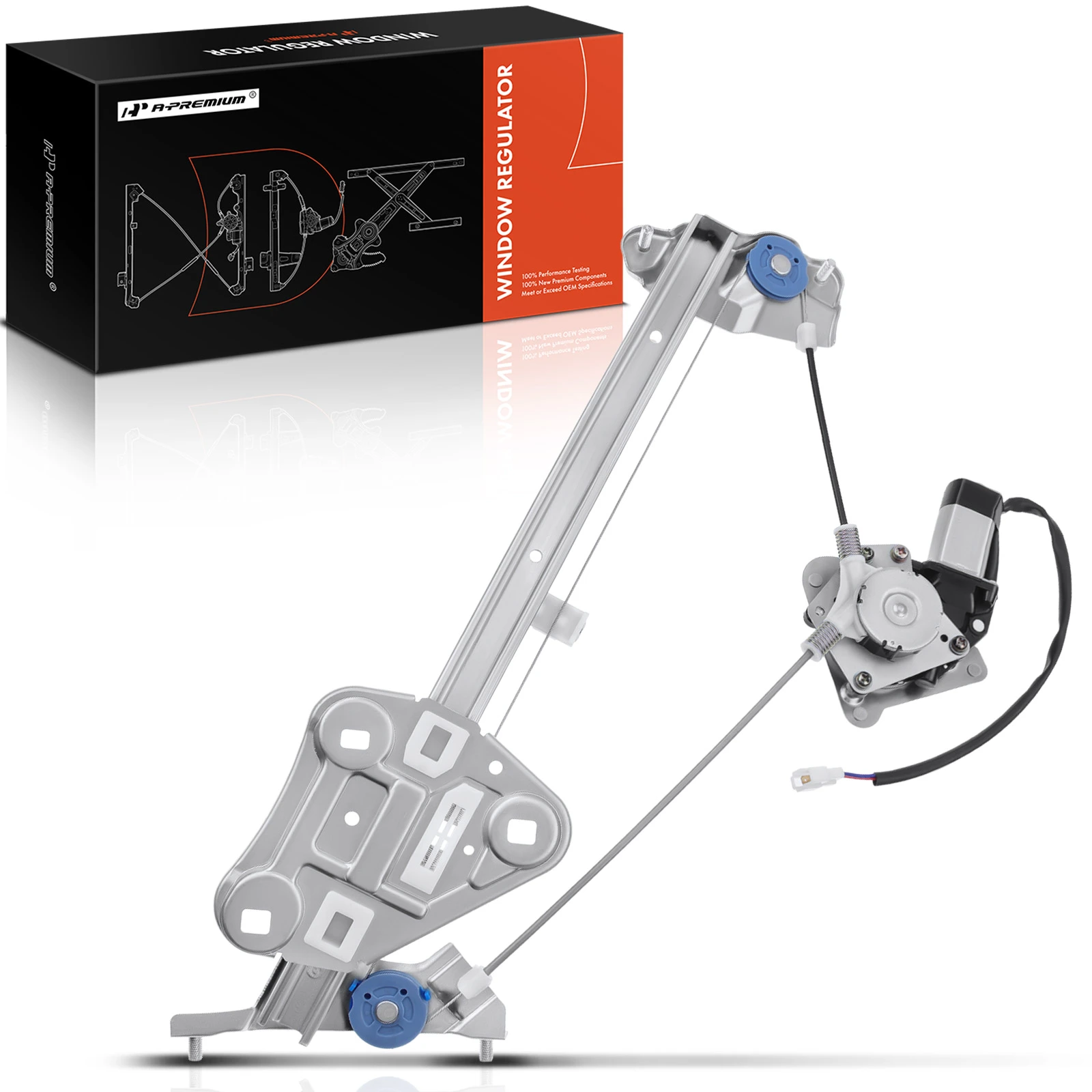 Front Driver Power Window Motor & Regulator Assembly