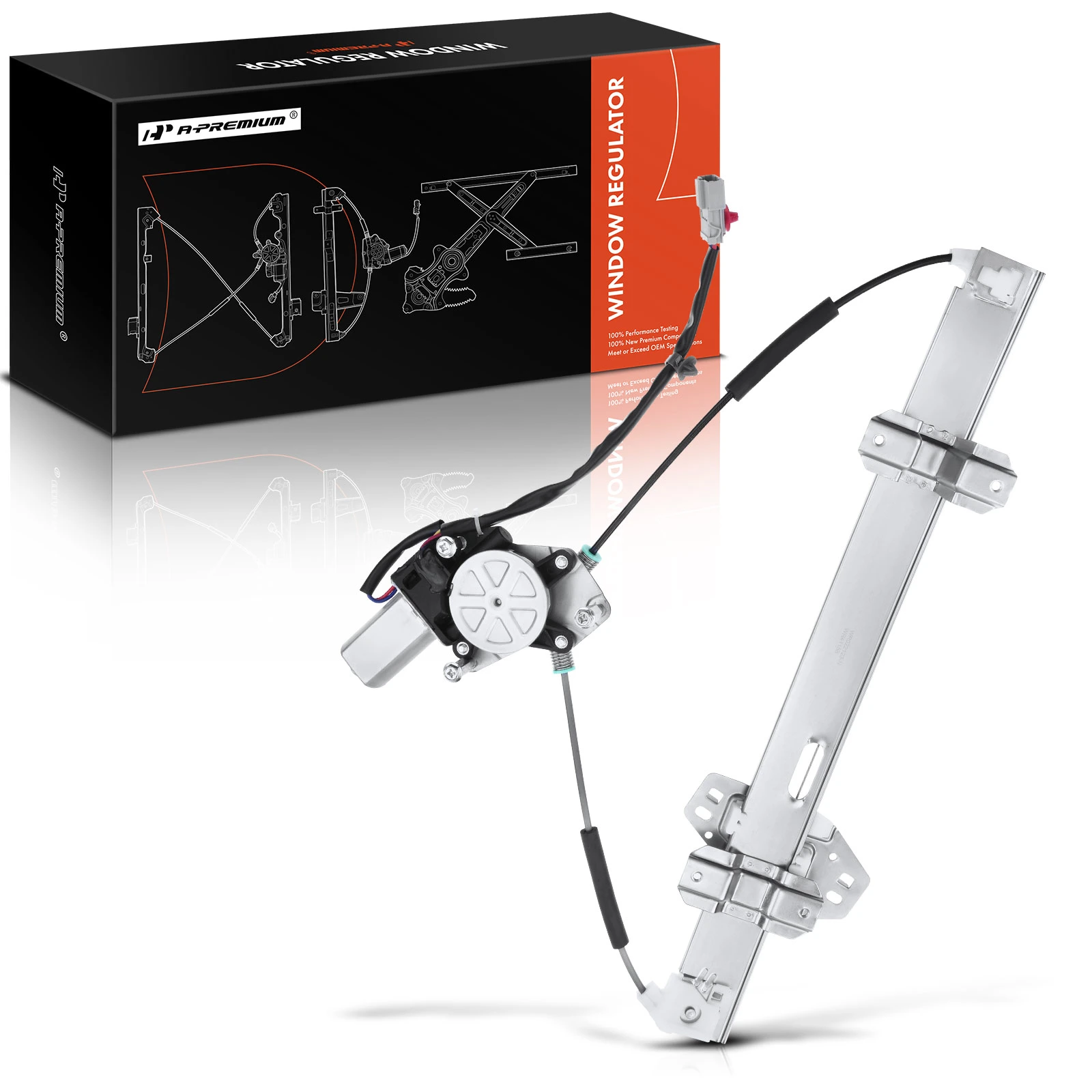 Front Driver Power Window Motor & Regulator Assembly