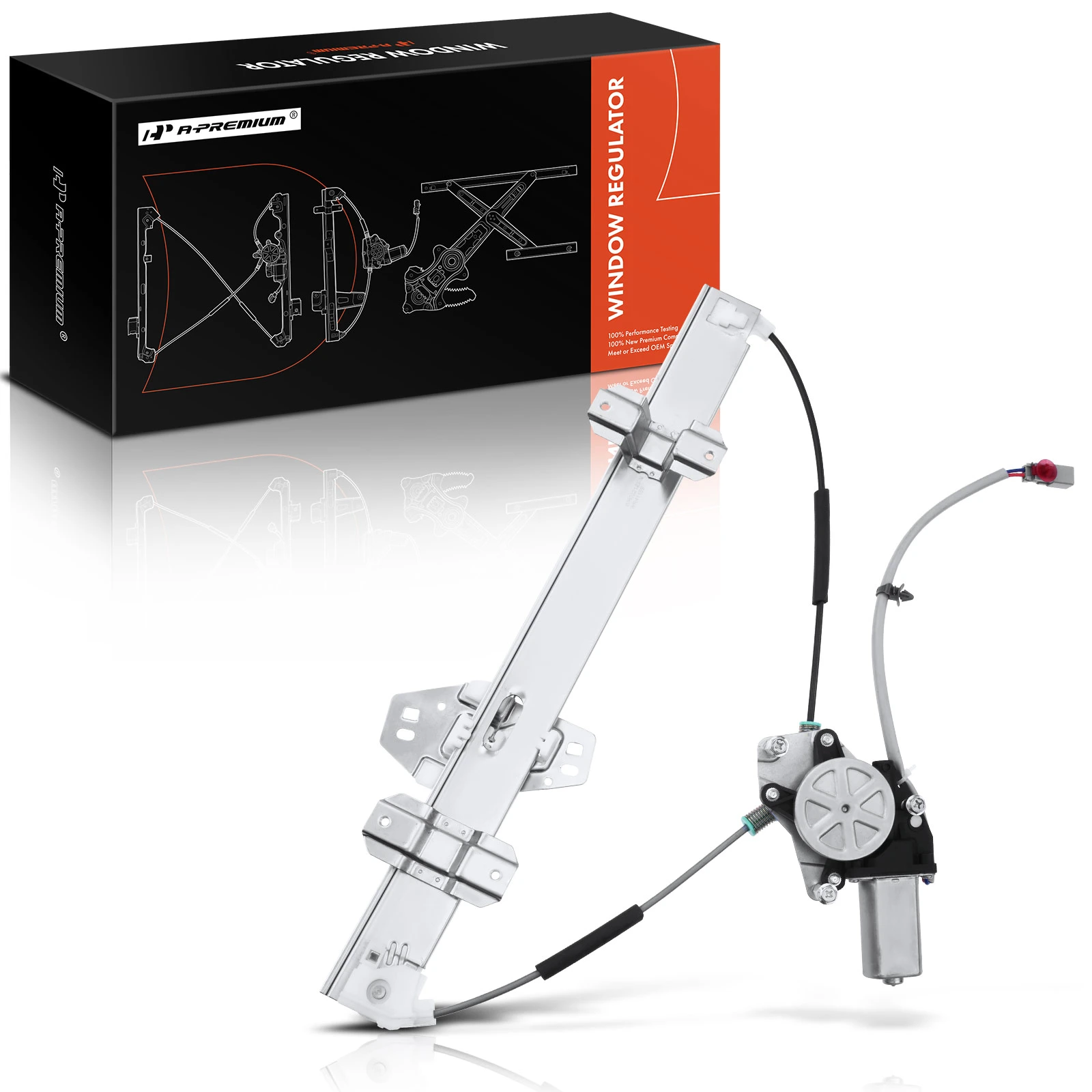 Front Passenger Power Window Motor & Regulator Assembly