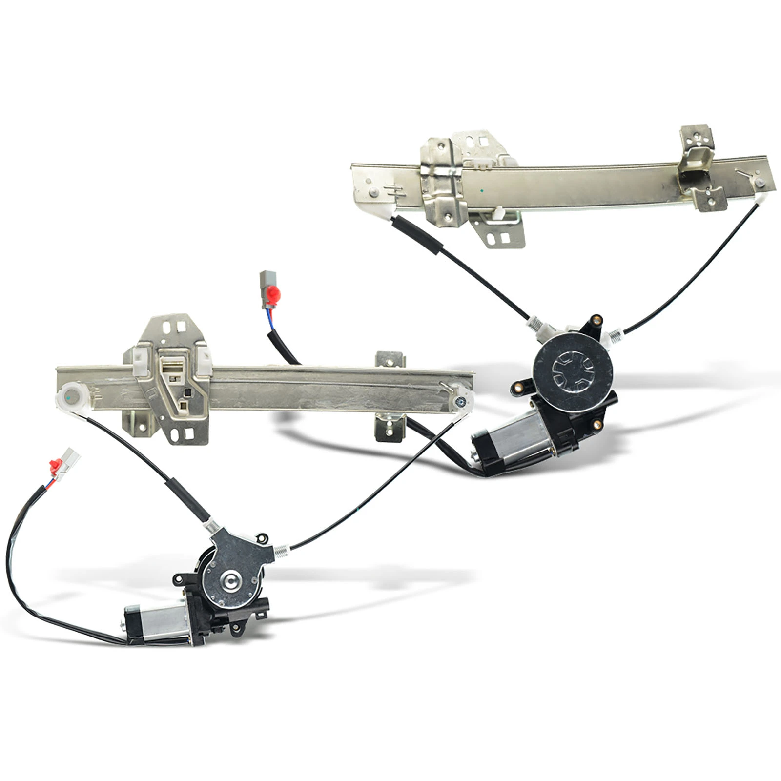 2 Pcs Rear Power Window Regulator with Motor