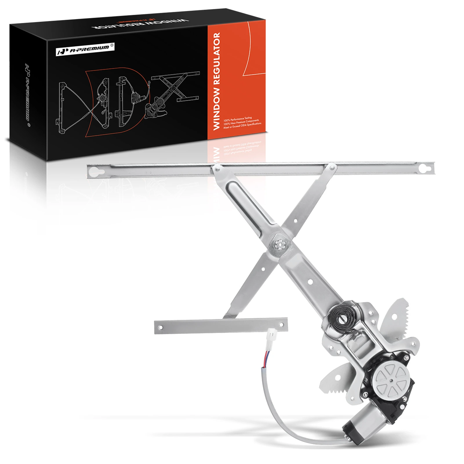 Front Passenger Power Window Motor & Regulator Assembly for Honda Accord 1986-1989