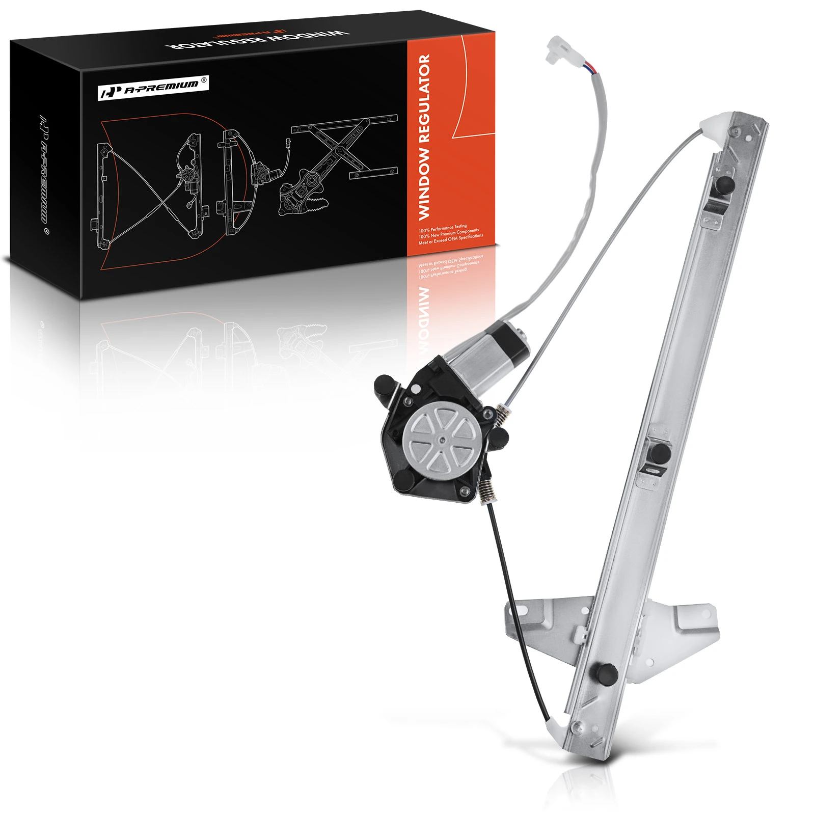 Front Passenger Power Window Motor & Regulator Assembly