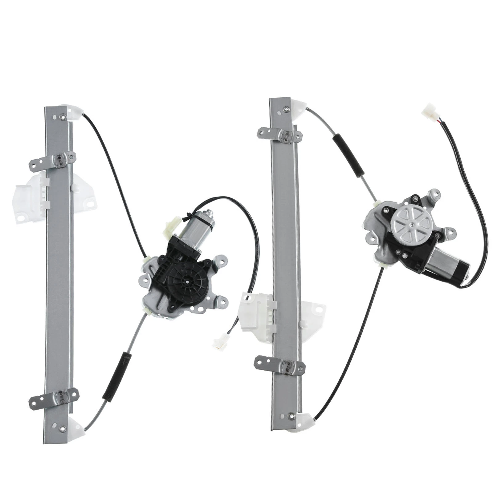 1997-2001 Mitsubishi Mirage 2pc Window Regulator and Motor Kit Front Driver & Passenger Electric with Motor A-Premium APWR0922