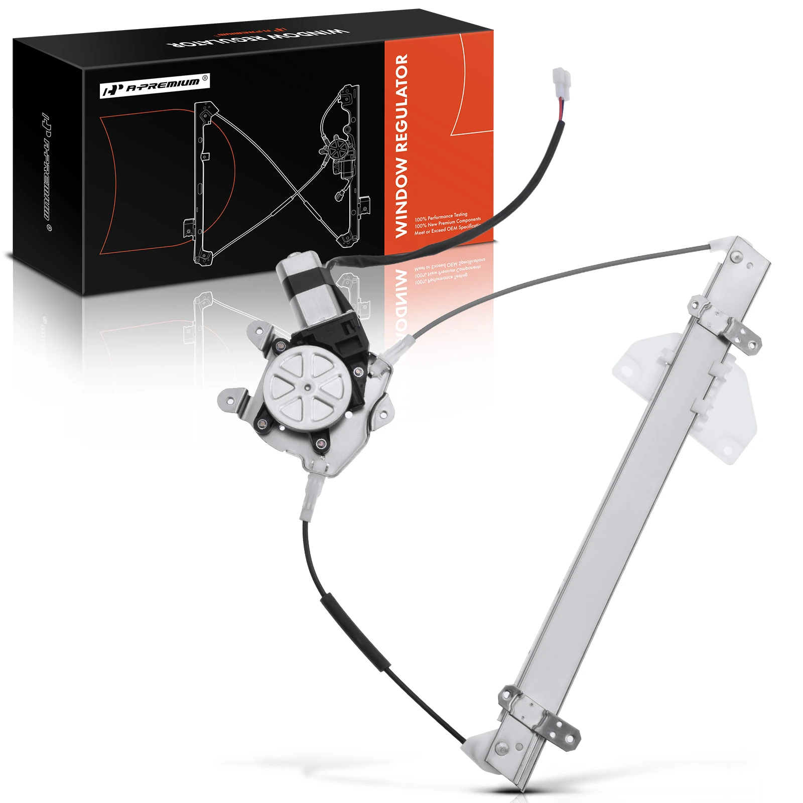 1997-2002 Mitsubishi Mirage 1pc Power Window Regulator and Motor Assembly Front Left Driver Side Electric with Motor A-Premium APWR2006