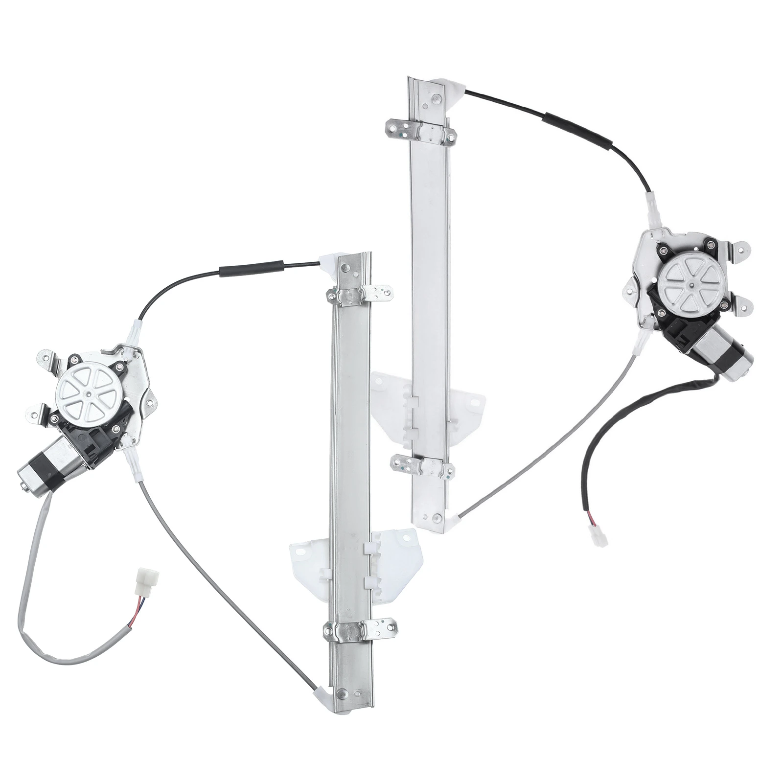 1997-2002 Mitsubishi Mirage 2pc Window Regulator and Motor Kit Front Driver & Passenger Electric with Motor A-Premium APWR2474