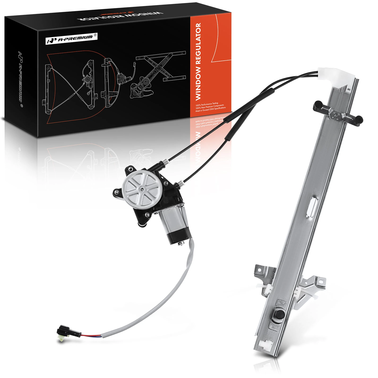 Front Passenger Power Window Motor & Regulator Assembly