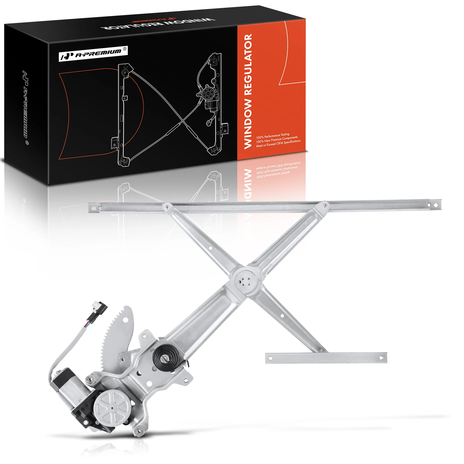 Front Passenger Power Window Motor & Regulator Assembly