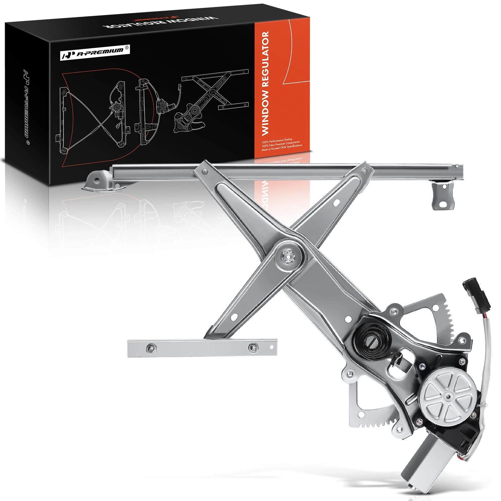 2005-2009 Subaru Legacy 1-Pc Power Window Regulator and Motor Assembly Front Right Passenger Side Electric with Motor A-Premium APWR1744