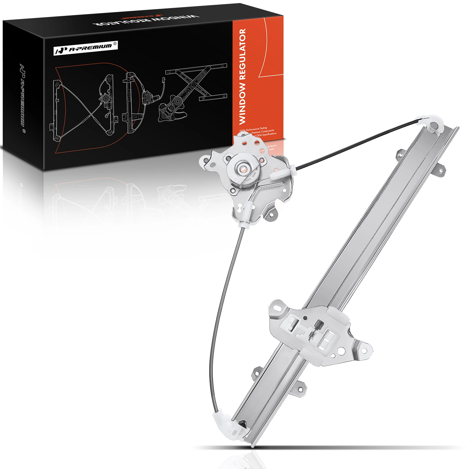 2003-2007 Mitsubishi Lancer 1-Pc Power Window Regulator Front Left Driver Side Electric A-Premium APWR2078