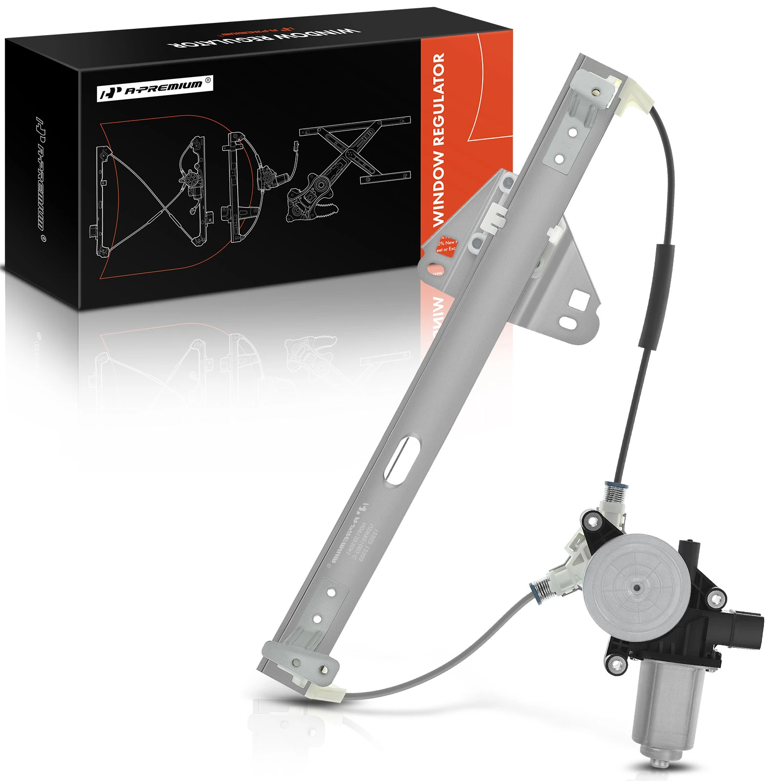 Rear Passenger Power Window Regulator with Motor for Acura TSX 2004-2005