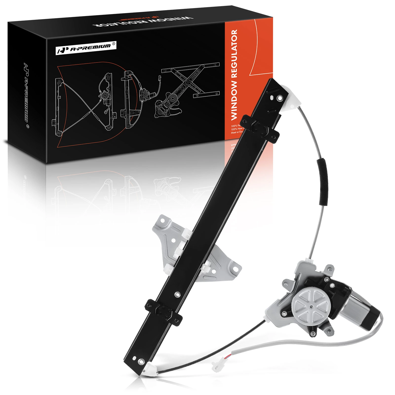 Rear Driver Power Window Motor & Regulator Assembly