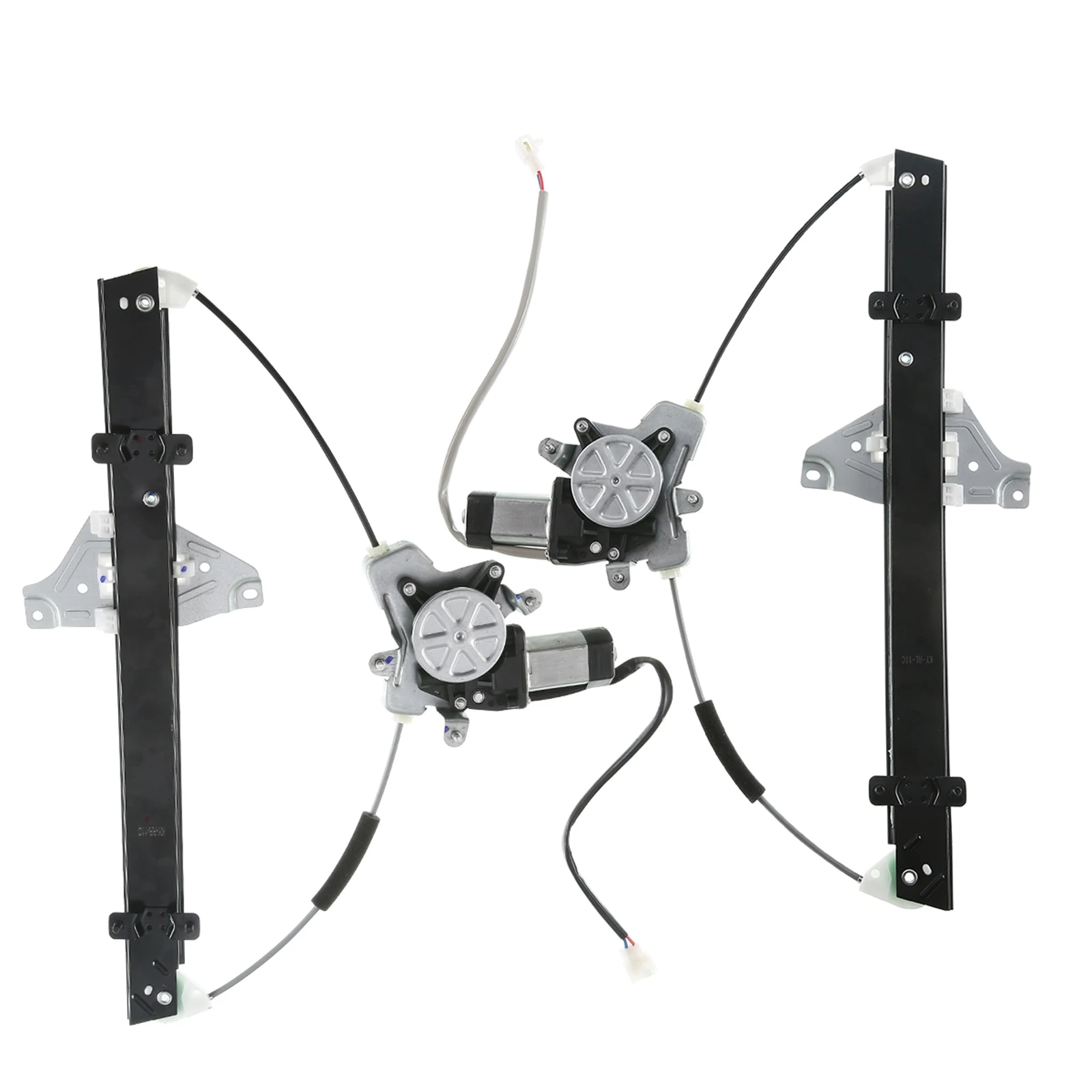 2 Pcs Rear Power Window Regulator with Motor