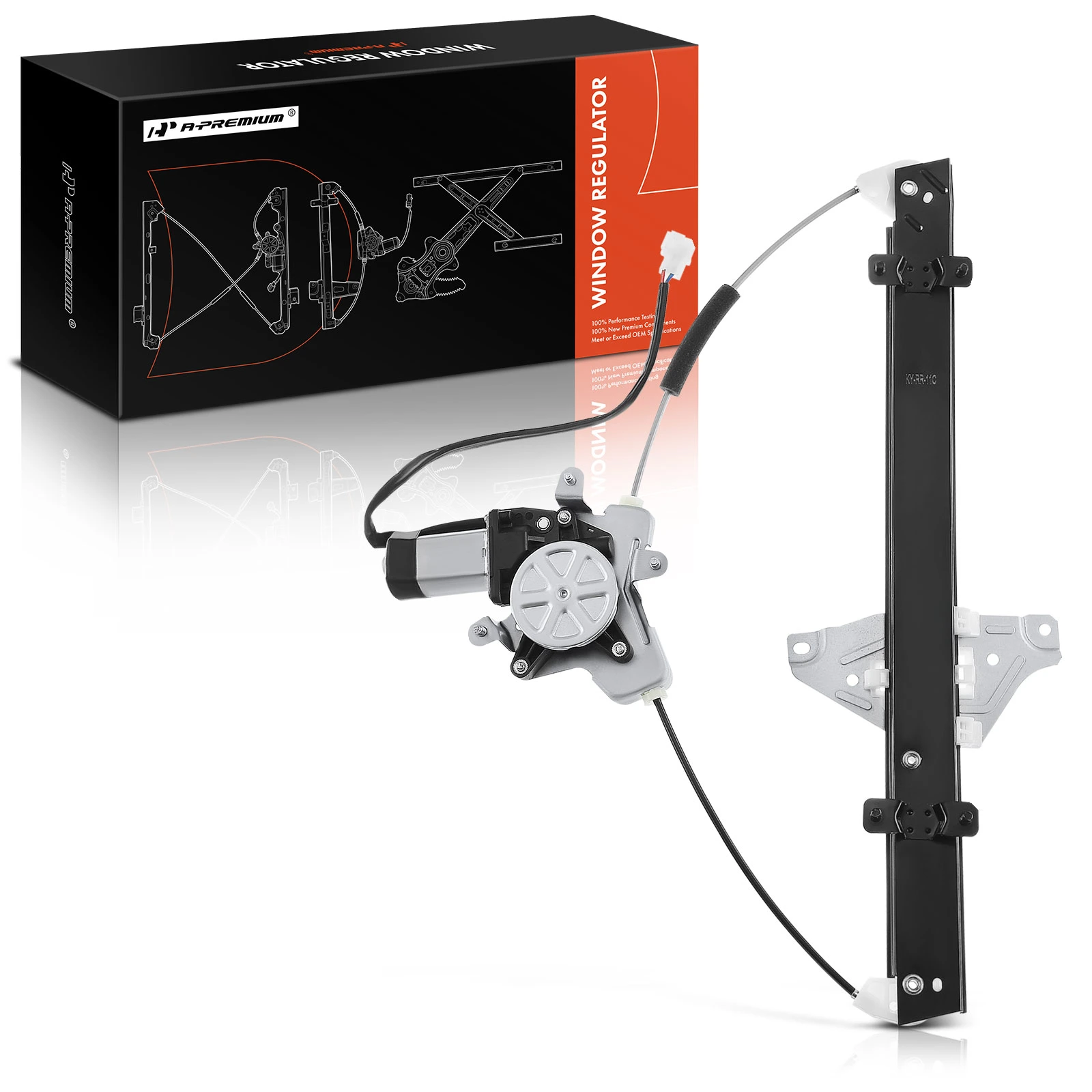 Rear Passenger Power Window Motor & Regulator Assembly